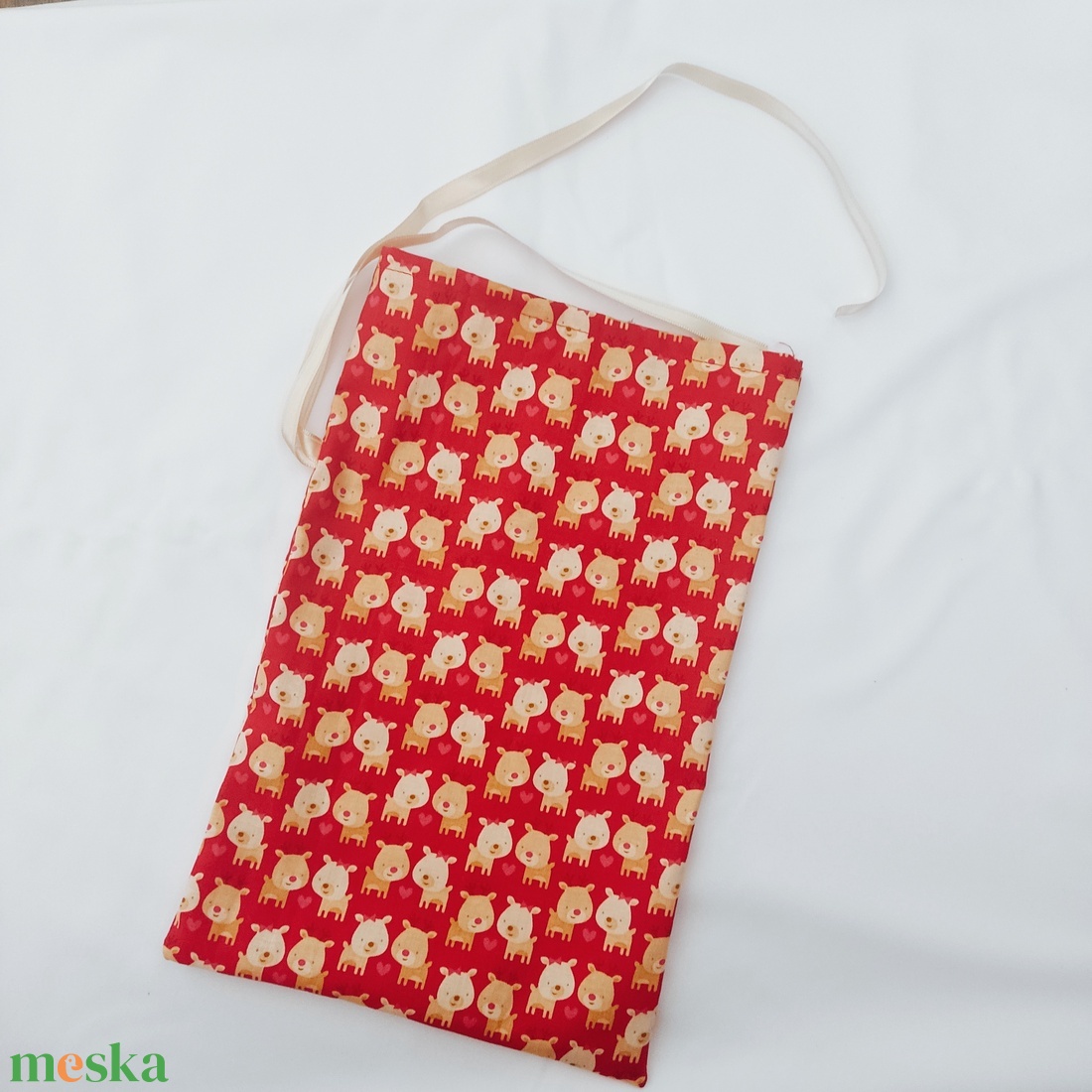 Mikulás zsák - rénszarvasok - karácsony - mikulás - mikulás zsák - Meska.hu Mikulás zsák - rénszarvasok - karácsony - mikulás - mikulás zsák - Meska.hu