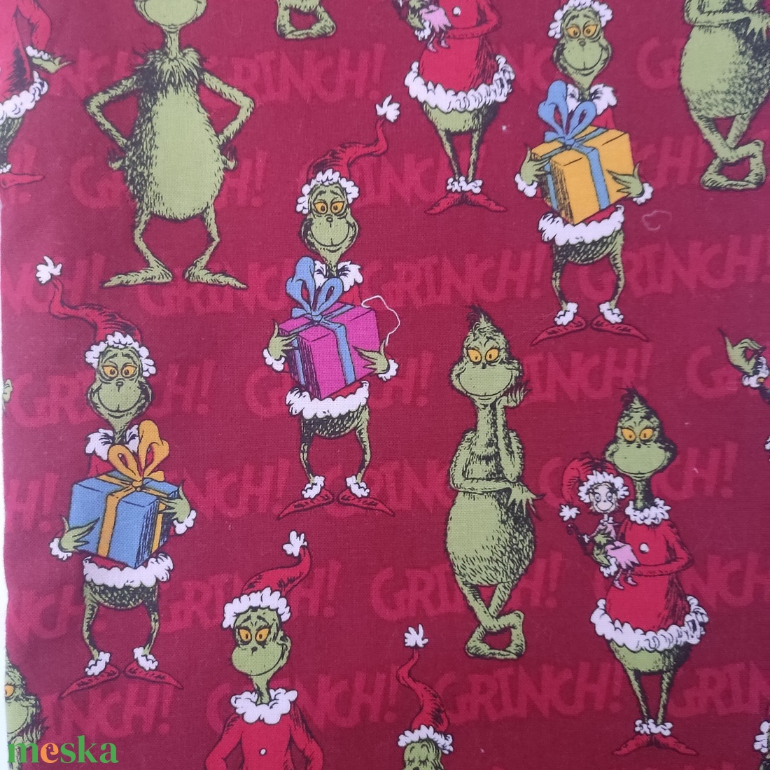 Mikulás zsák - Grincs - karácsony - mikulás - mikulás zsák - Meska.hu