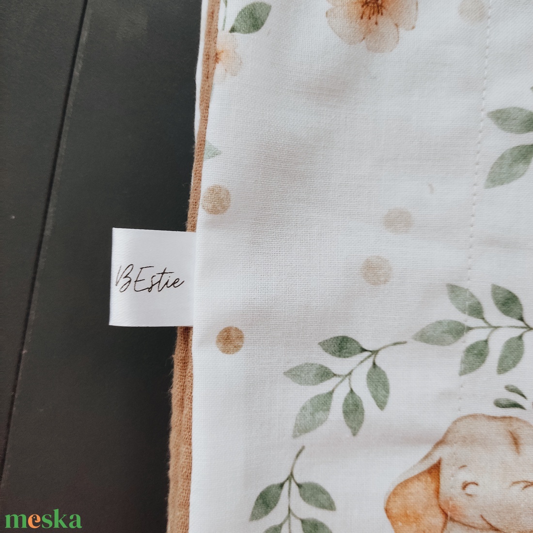 Nyári babatakaró -  Baba elefánt  - otthon & életmód - babaszoba, gyerekszoba - babatakaró, gyerek pléd - Meska.hu