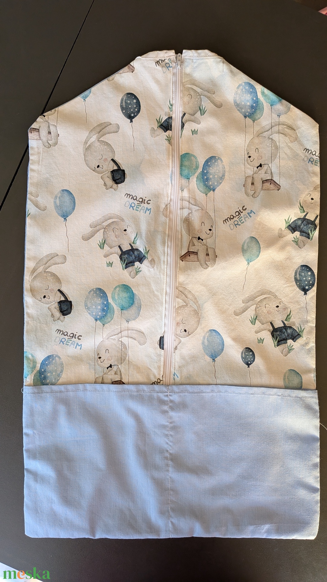 Prémium ovis zsák - Nyuszi lufival - játék & sport - ovis felszerelés - ovis zsák - Meska.hu