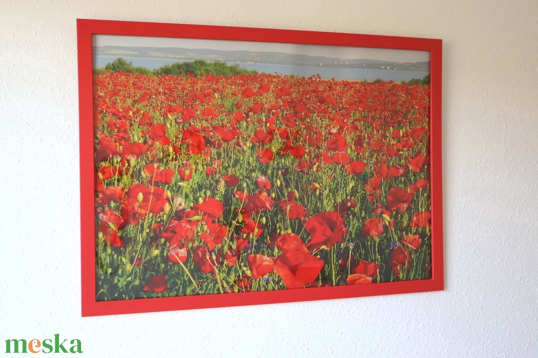 Pipacsmezős balatoni táj - keretezett poszter/falikép/falidísz - művészet - fotográfia - tájkép - Meska.hu Pipacsmezős balatoni táj - keretezett poszter/falikép/falidísz - művészet - fotográfia - tájkép - Meska.hu