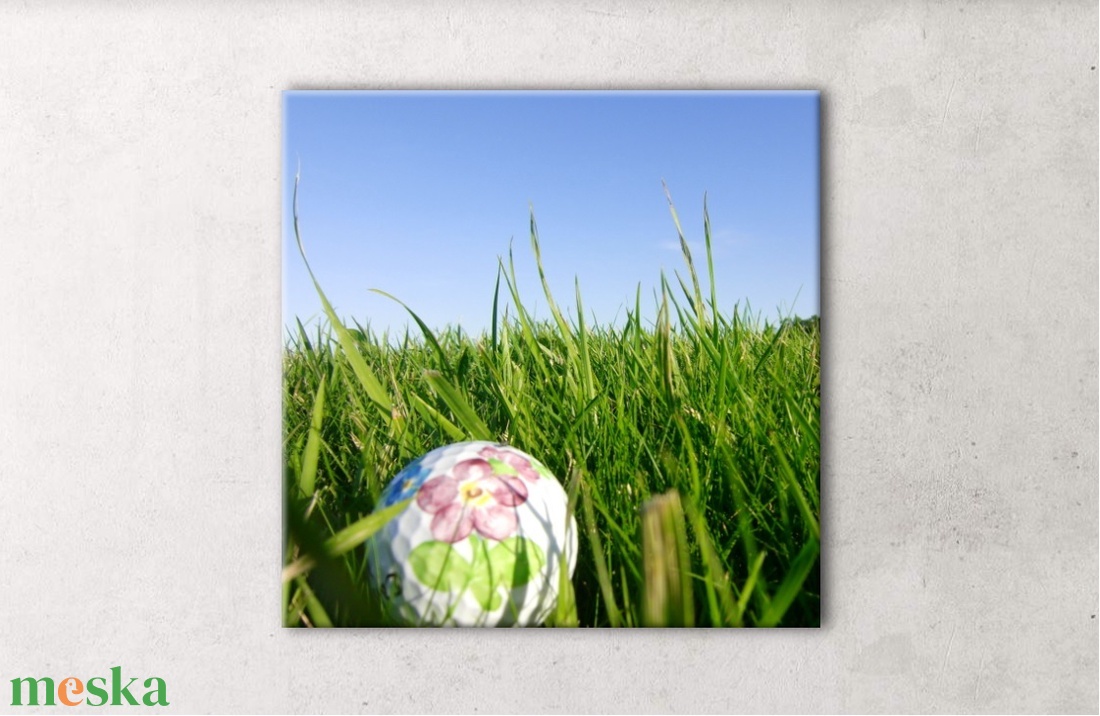 Golflabda fűben, herendi virággal - vászonkép - művészet - fotográfia - tájkép - Meska.hu Golflabda fűben, herendi virággal - vászonkép - művészet - fotográfia - tájkép - Meska.hu