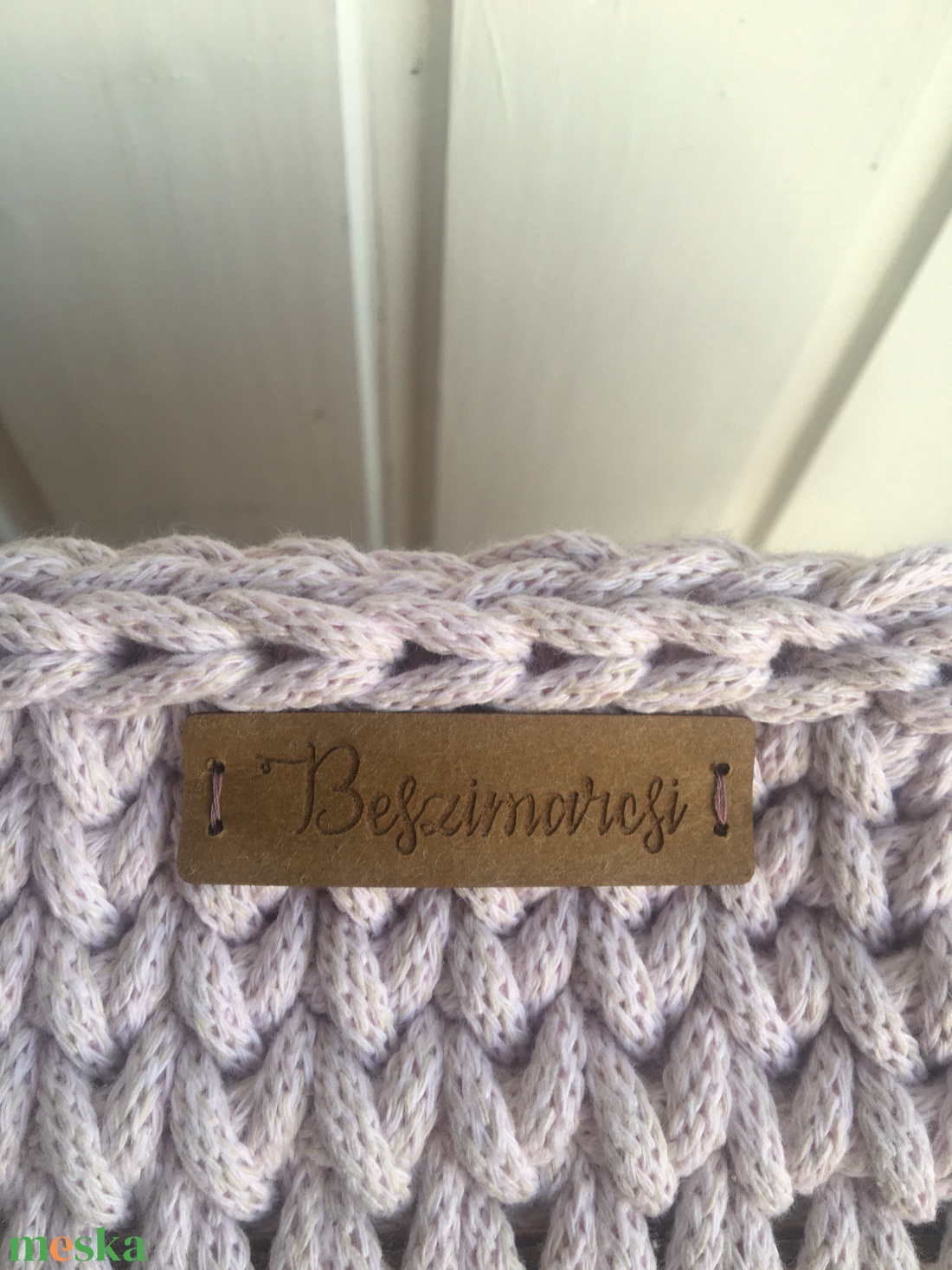 Szögletes  kosár - otthon & életmód - tárolás & rendszerezés - tárolókosár - Meska.hu