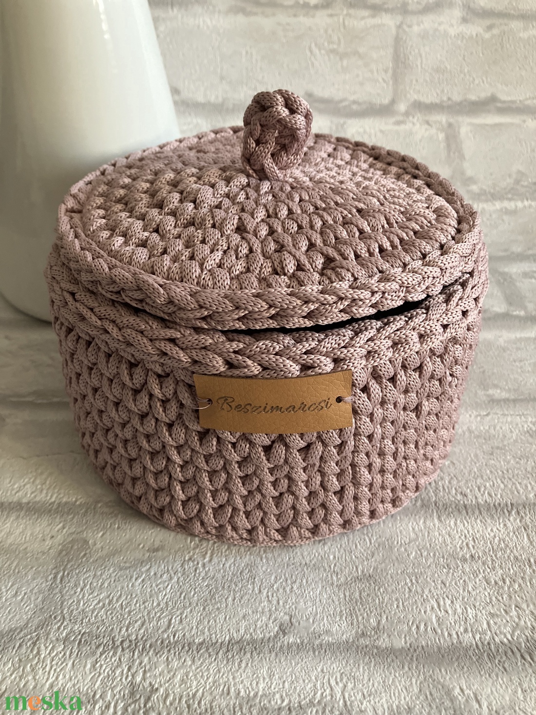 Fedeles tároló kosár - otthon & életmód - tárolás & rendszerezés - tárolókosár - Meska.hu