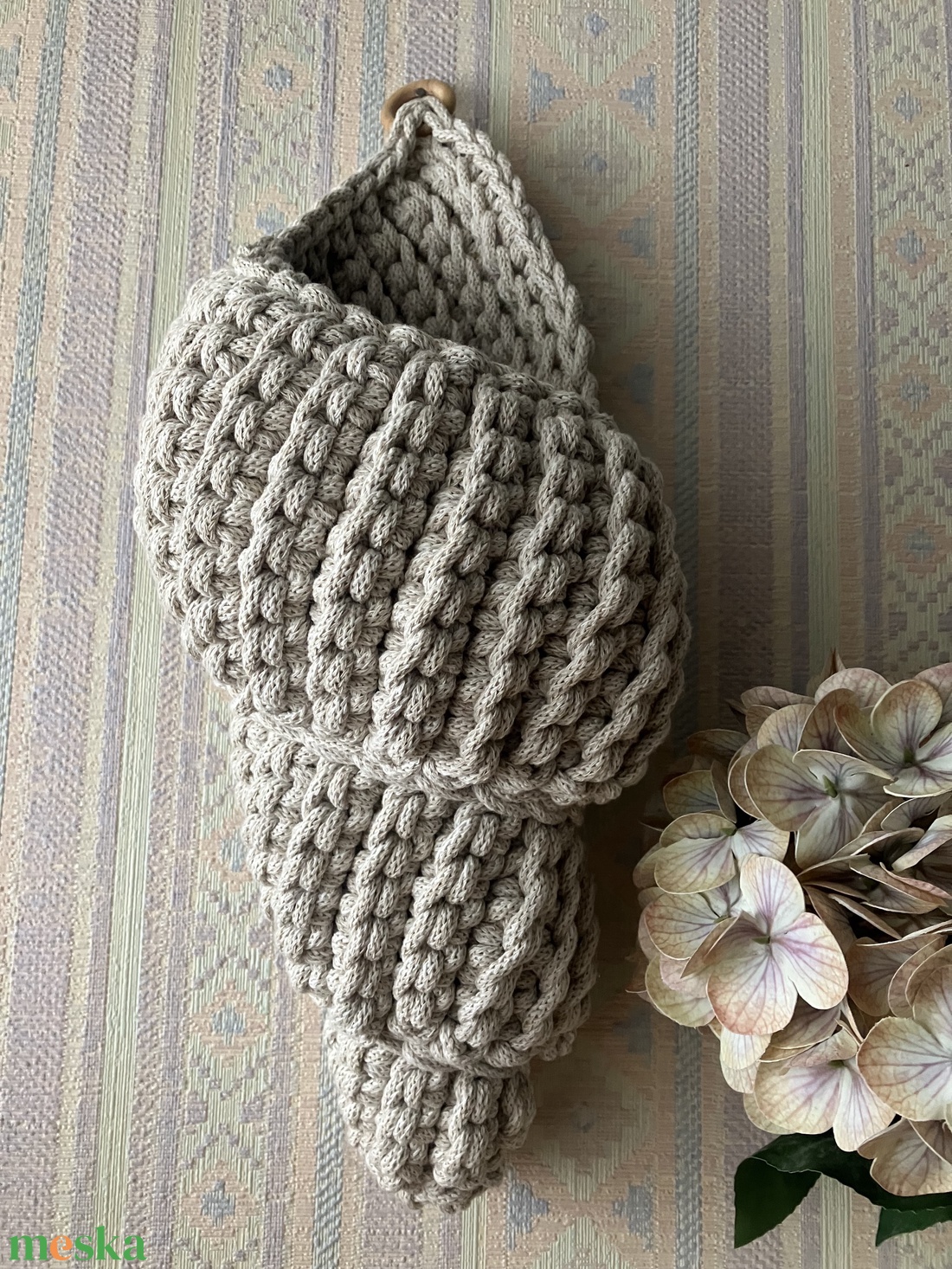 Csigaház tároló - otthon & életmód - fürdőszoba - fürdőszobai tároló - Meska.hu