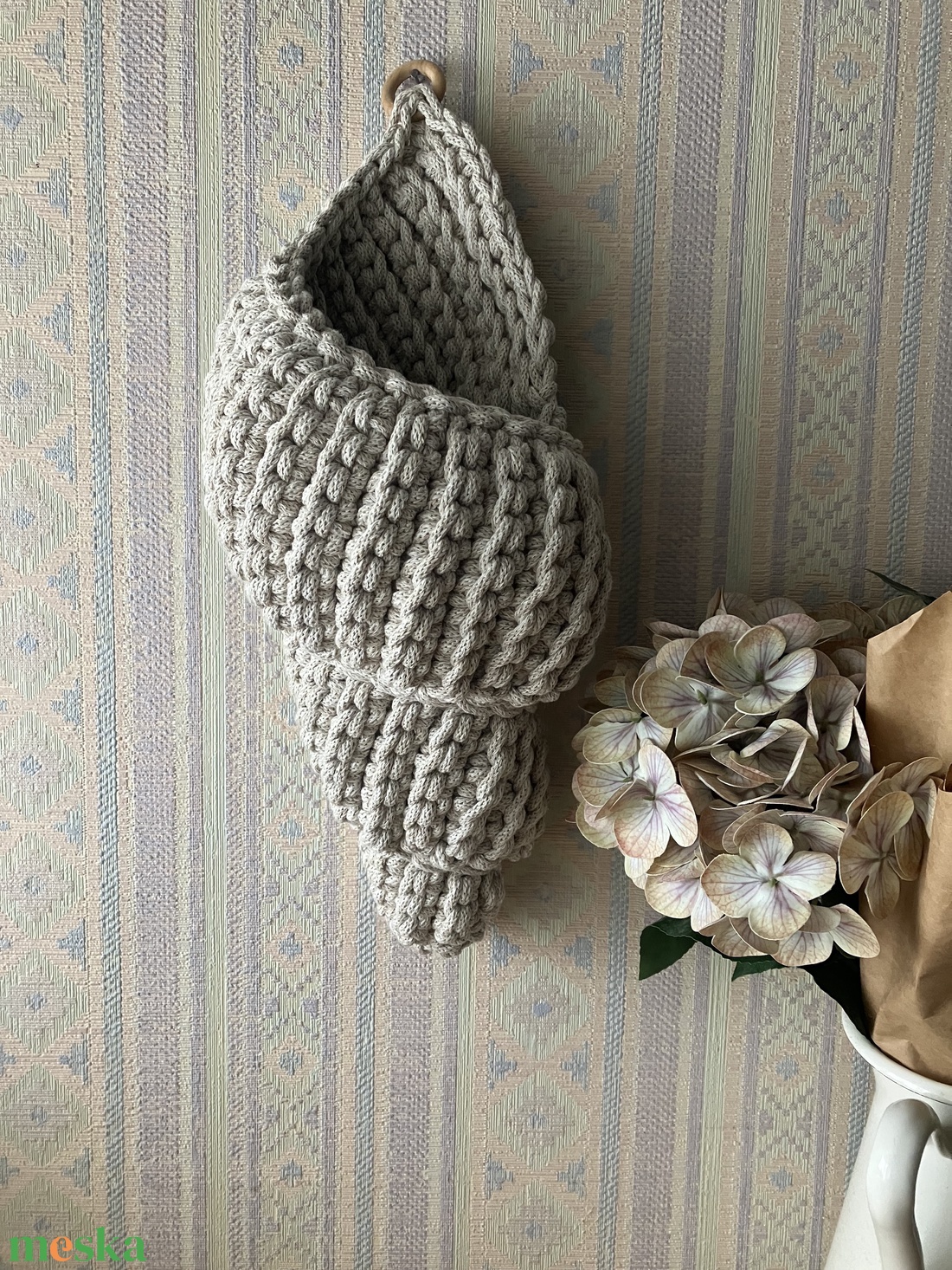 Csigaház tároló - otthon & életmód - fürdőszoba - fürdőszobai tároló - Meska.hu