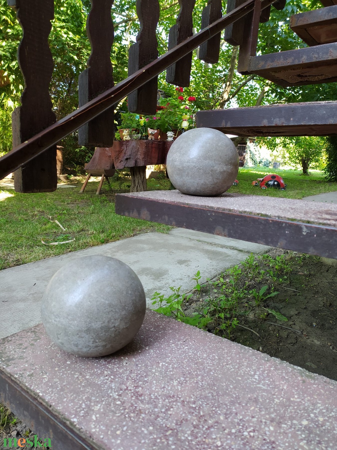 Kőgolyó, betongolyó, beton gömb, gömb, golyó 15cm - otthon & életmód - ház & kert - kerti dísz - Meska.hu Kőgolyó, betongolyó, beton gömb, gömb, golyó 15cm - otthon & életmód - ház & kert - kerti dísz - Meska.hu