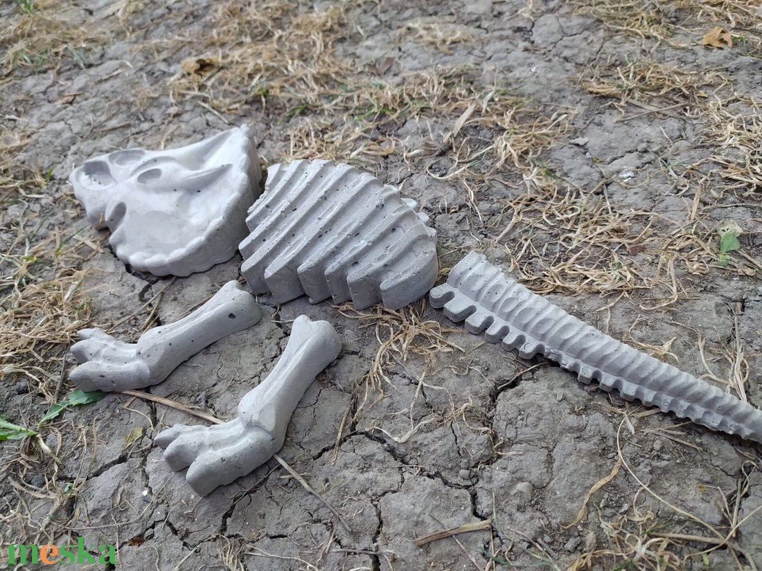 Beton Dinoszaurusz csontváz Triceratops - otthon & életmód - ház & kert - kerti dísz - Meska.hu