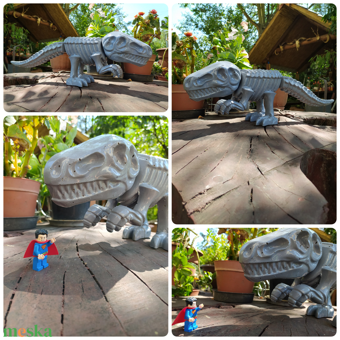 3D Álló Dinoszaurusz csontváz beton - otthon & életmód - ház & kert - kerti dísz - Meska.hu 3D Álló Dinoszaurusz csontváz beton - otthon & életmód - ház & kert - kerti dísz - Meska.hu