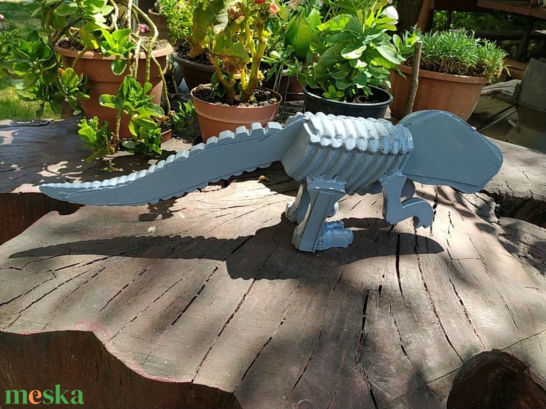 3D Álló Dinoszaurusz csontváz beton - otthon & életmód - ház & kert - kerti dísz - Meska.hu 3D Álló Dinoszaurusz csontváz beton - otthon & életmód - ház & kert - kerti dísz - Meska.hu