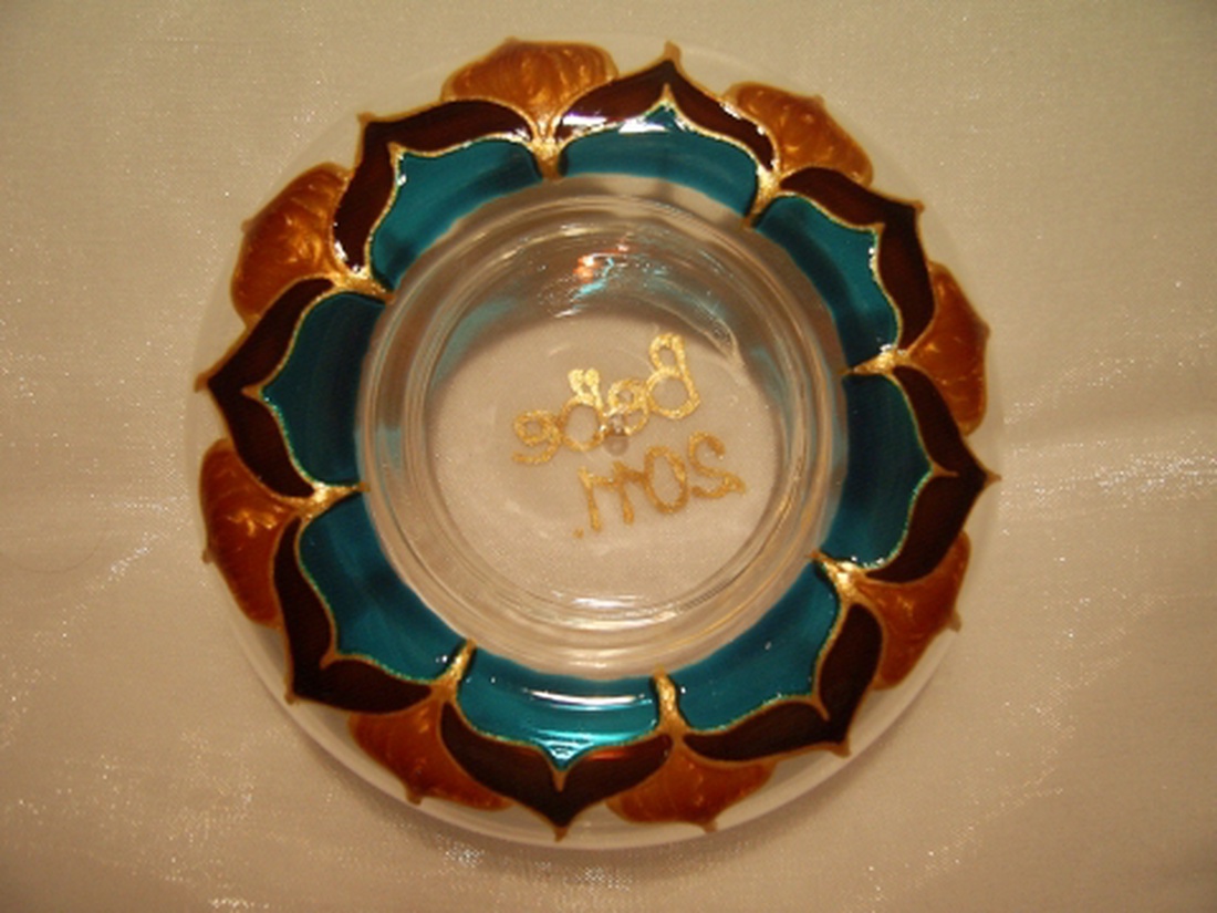 Tűz és víz úszó mécses -  - Meska.hu