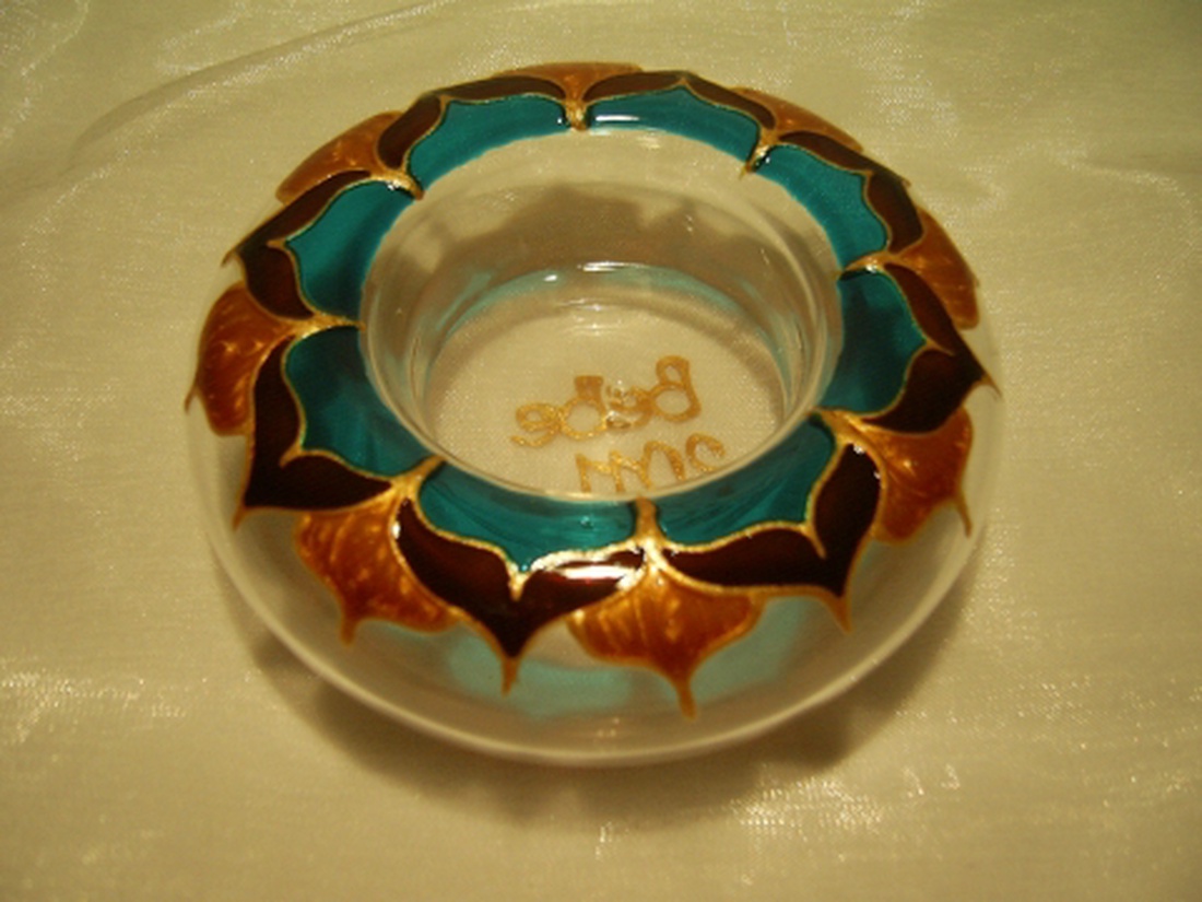 Tűz és víz úszó mécses -  - Meska.hu