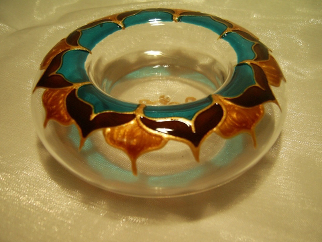 Tűz és víz úszó mécses -  - Meska.hu