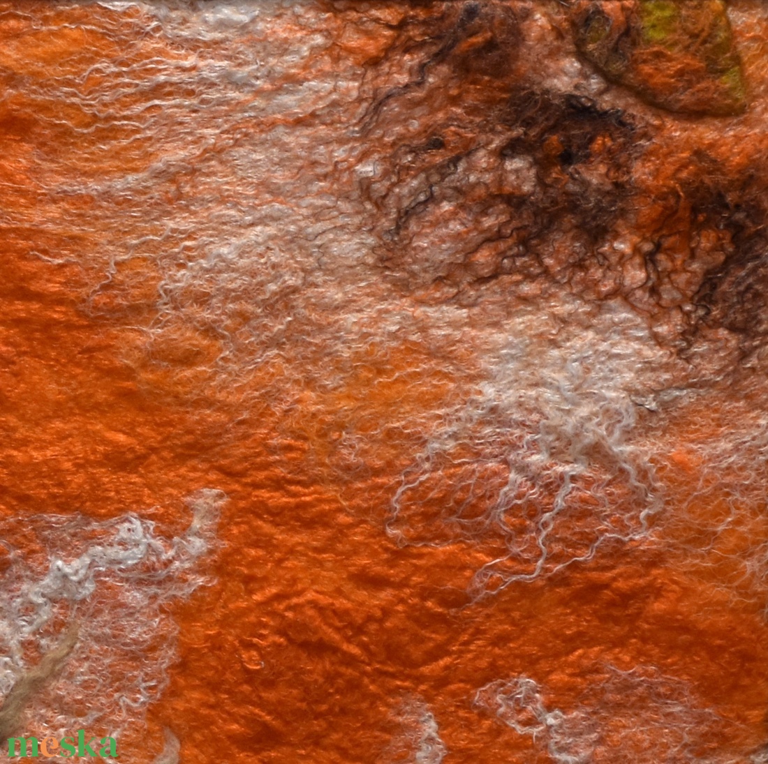 Túloldalon - Nemezelt gyapjú falikép - művészet - textilkép - nemezelt - Meska.hu