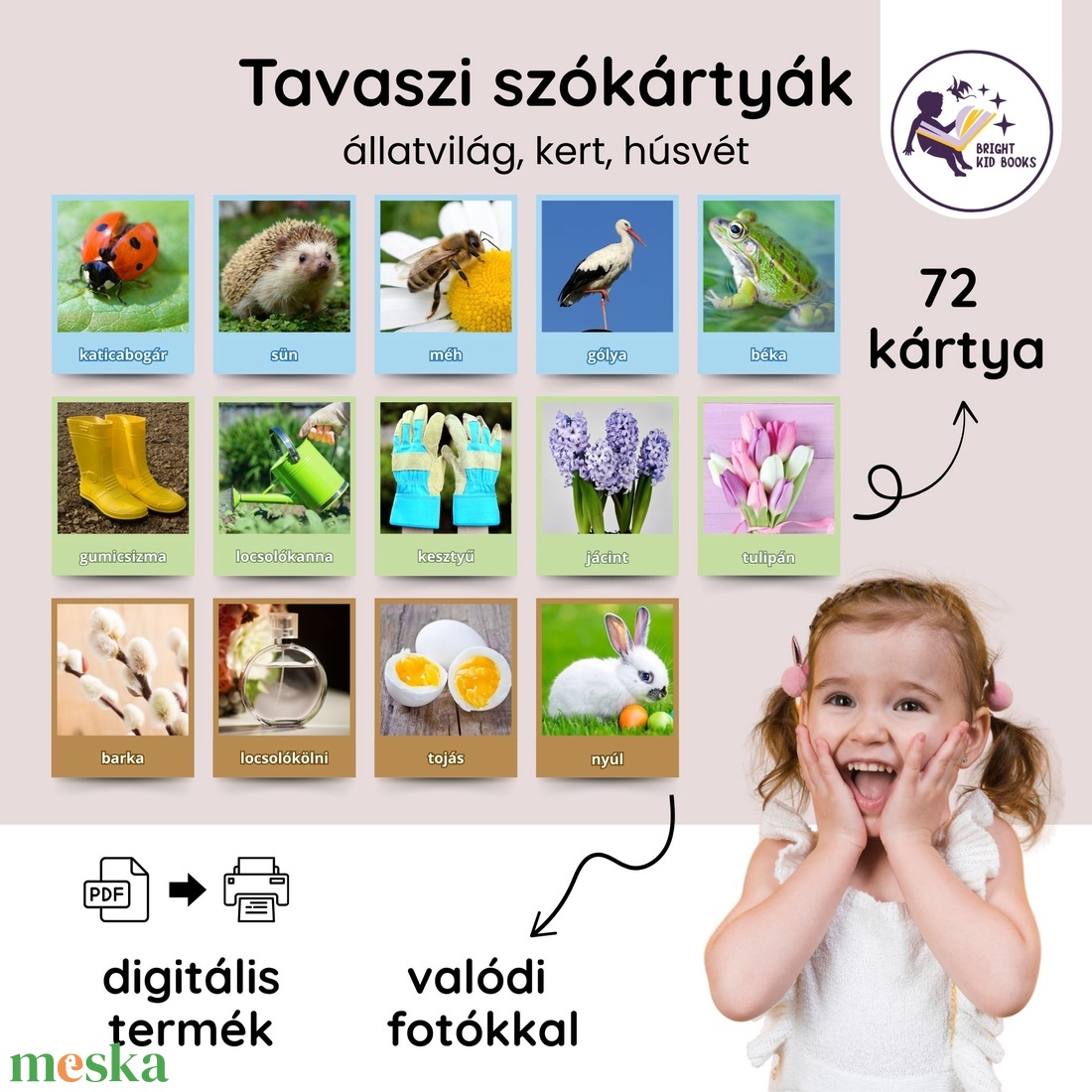 Nyomtatható tavaszi szókártyák gyerekeknek 72 db kártya állatvilág, kert, húsvét témában - játék & sport - készségfejlesztő és logikai játék - oktató játékok - Meska.hu Nyomtatható tavaszi szókártyák gyerekeknek 72 db kártya állatvilág, kert, húsvét témában - játék & sport - készségfejlesztő és logikai játék - oktató játékok - Meska.hu