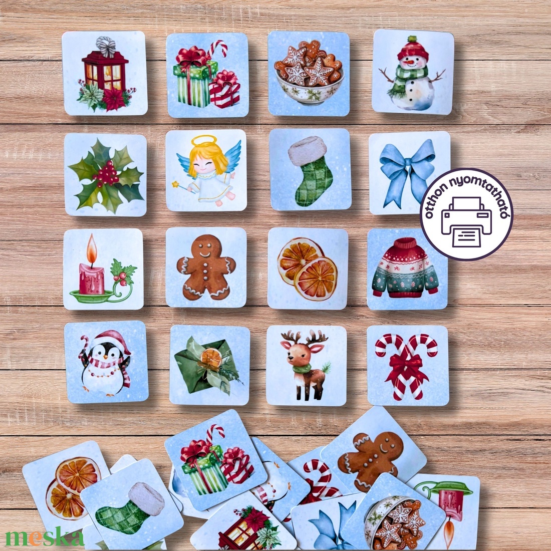 Karácsonyi foglalkoztató óvodásoknak 4+ PDF - karácsony - karácsonyi ajándékozás - karácsonyi képeslap, üdvözlőlap, ajándékkísérő - Meska.hu