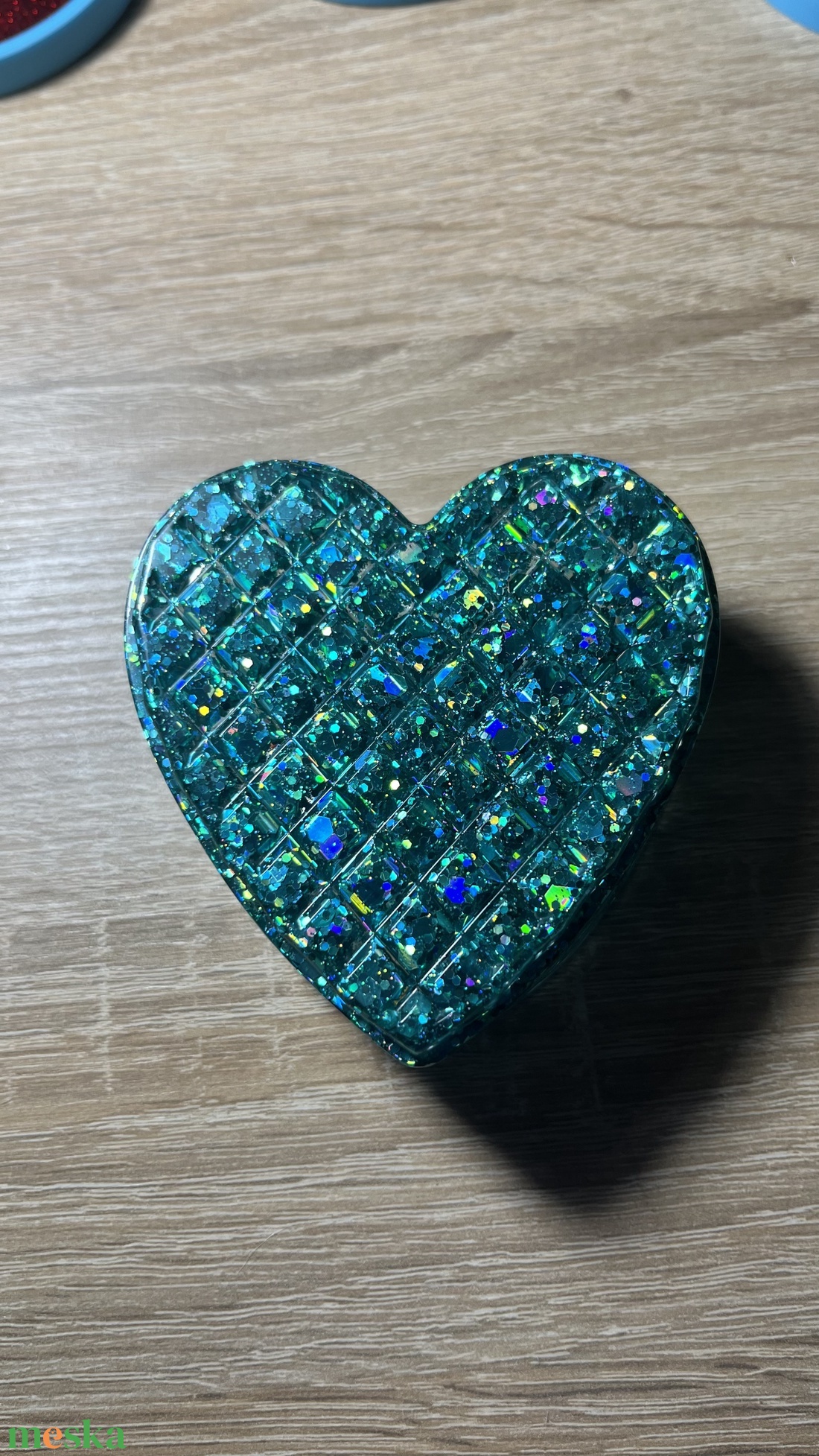 Epoxi Szív alakú ékszertartó - ékszer - ékszertartó - ékszerdoboz - Meska.hu