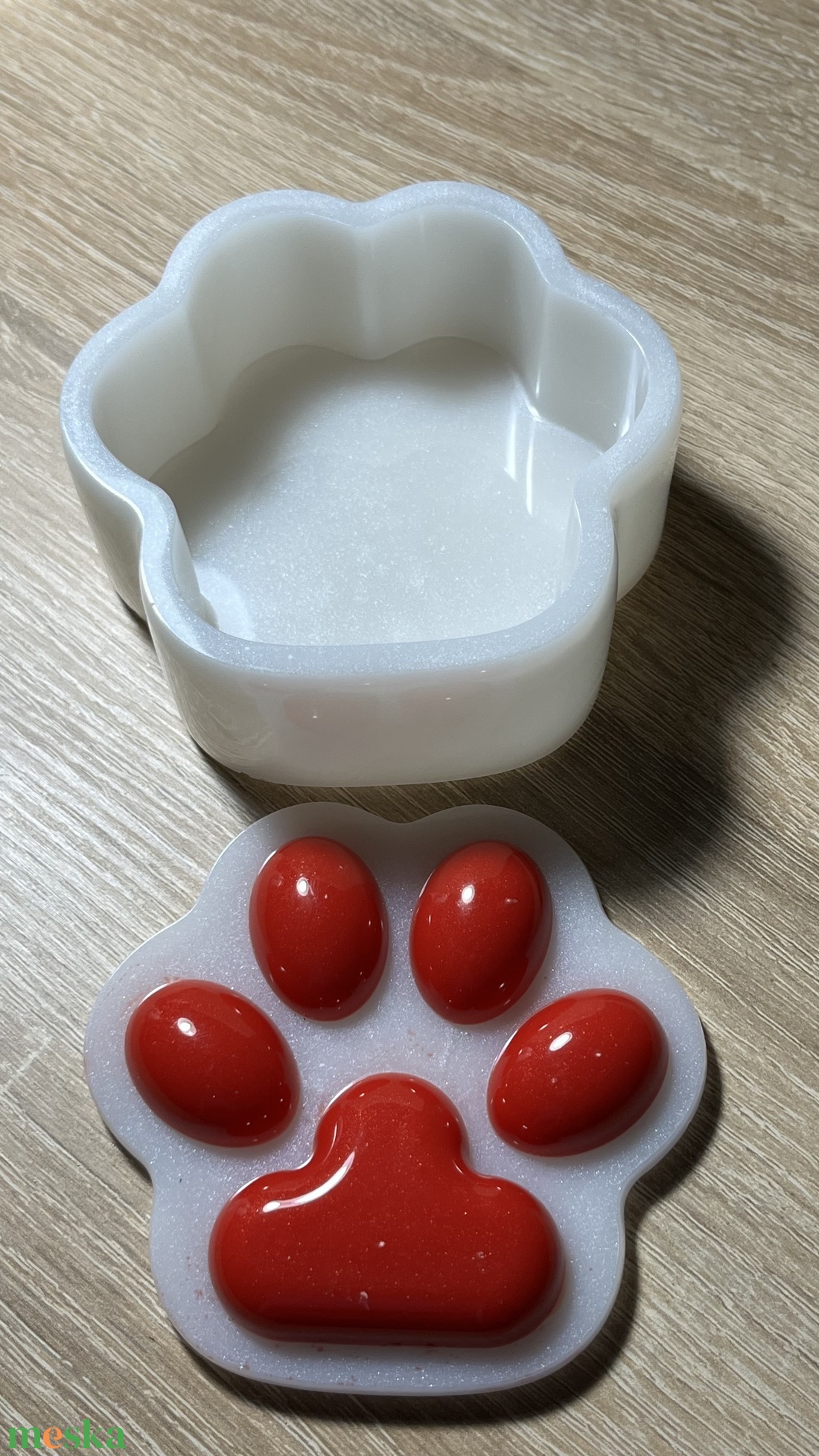 Epoxi Mancs alakú ékszertartó/kincsesdoboz - ékszer - ékszertartó - ékszerdoboz - Meska.hu