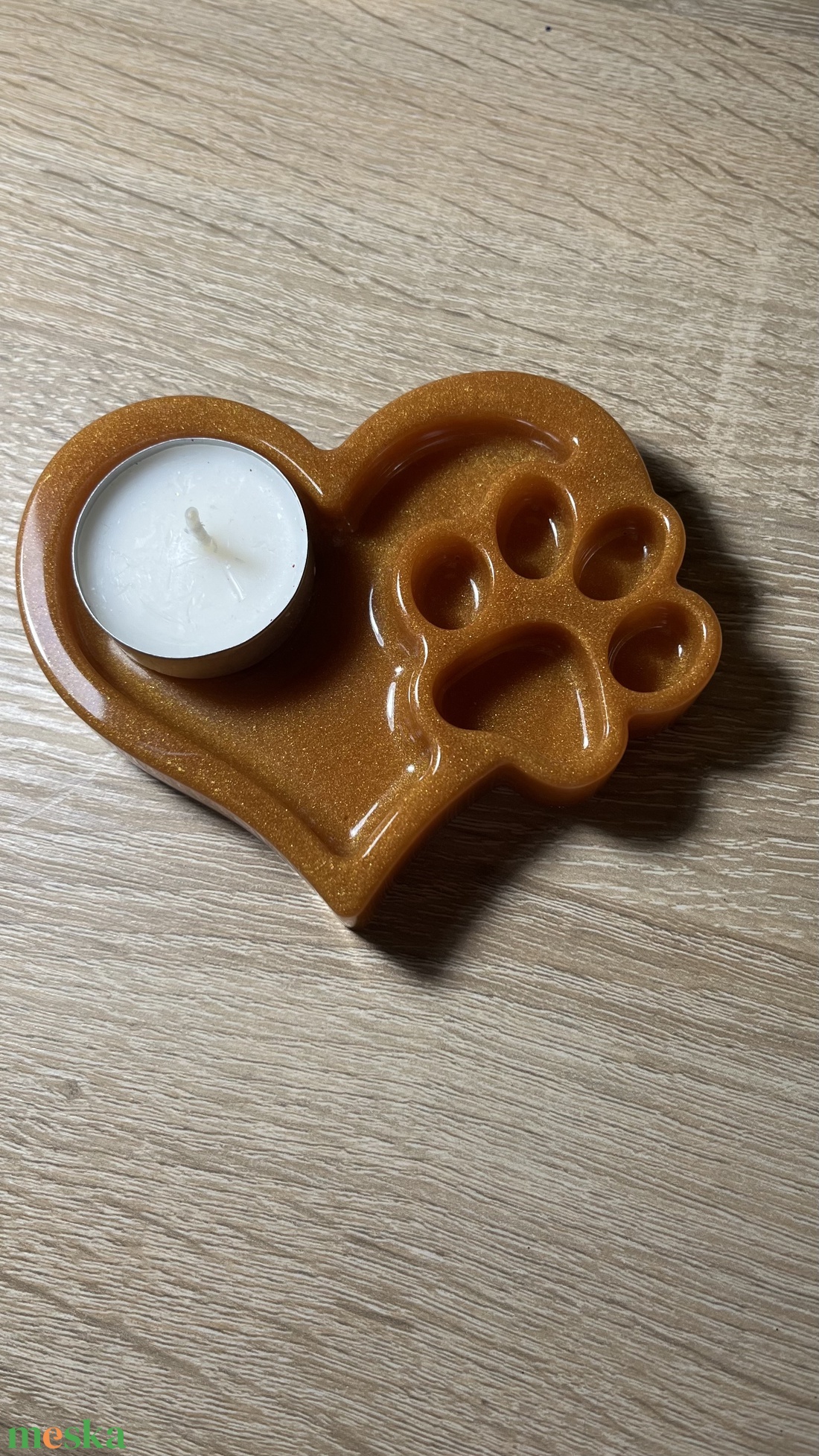 Epoxi mécses tartó  - otthon & életmód - gyertya, illat, aroma - mécses és mécsestartó - Meska.hu