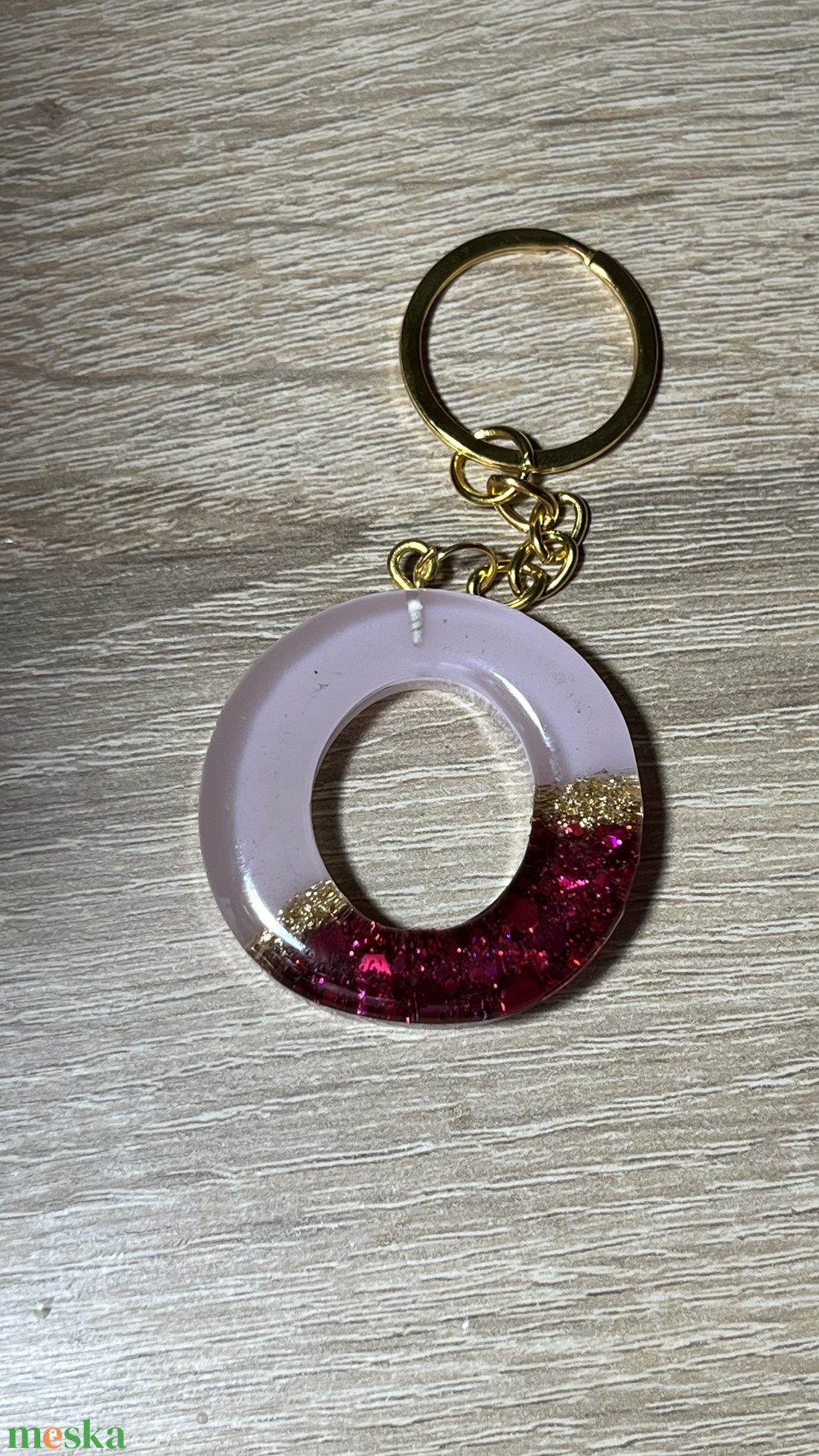 Csillogó betűs kulcstartó - táska & tok - kulcstartó & táskadísz - kulcstartó - Meska.hu