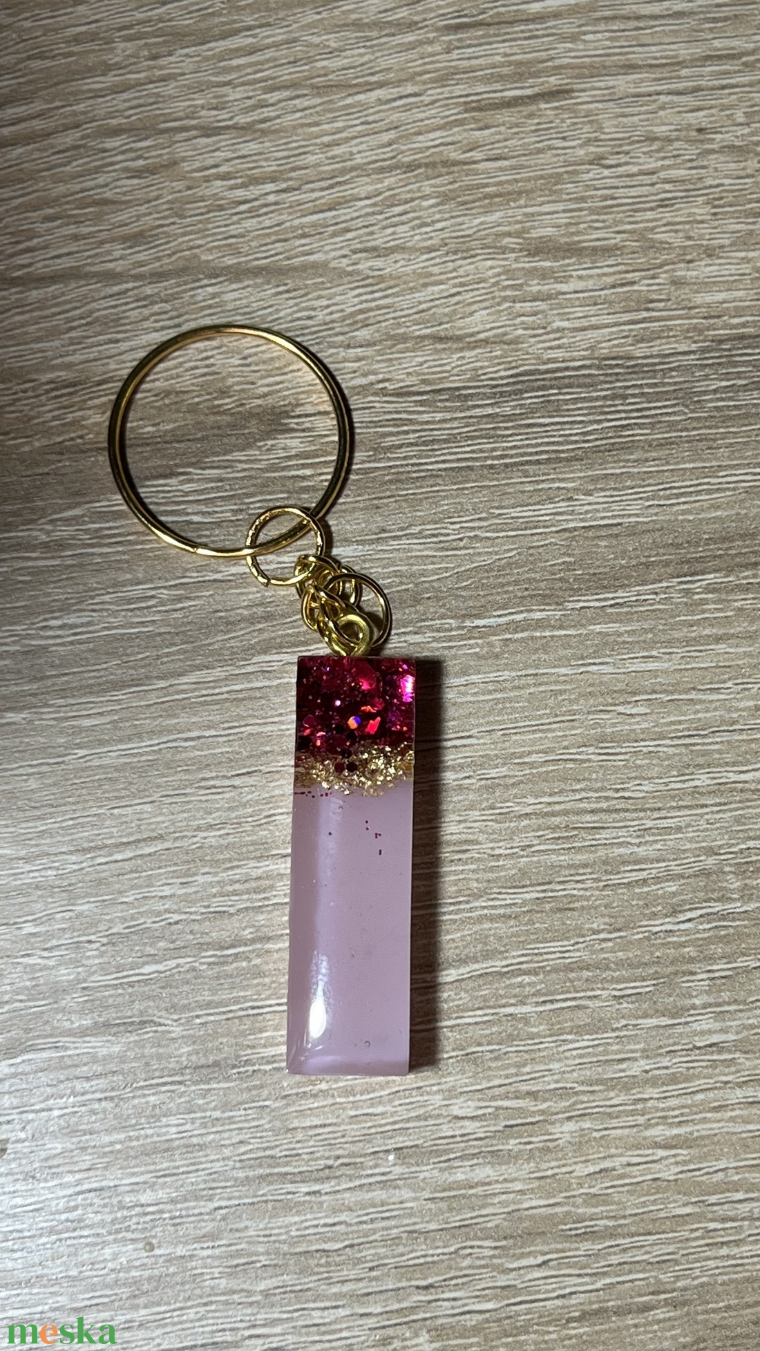 Csillogó betűs kulcstartó - táska & tok - kulcstartó & táskadísz - kulcstartó - Meska.hu