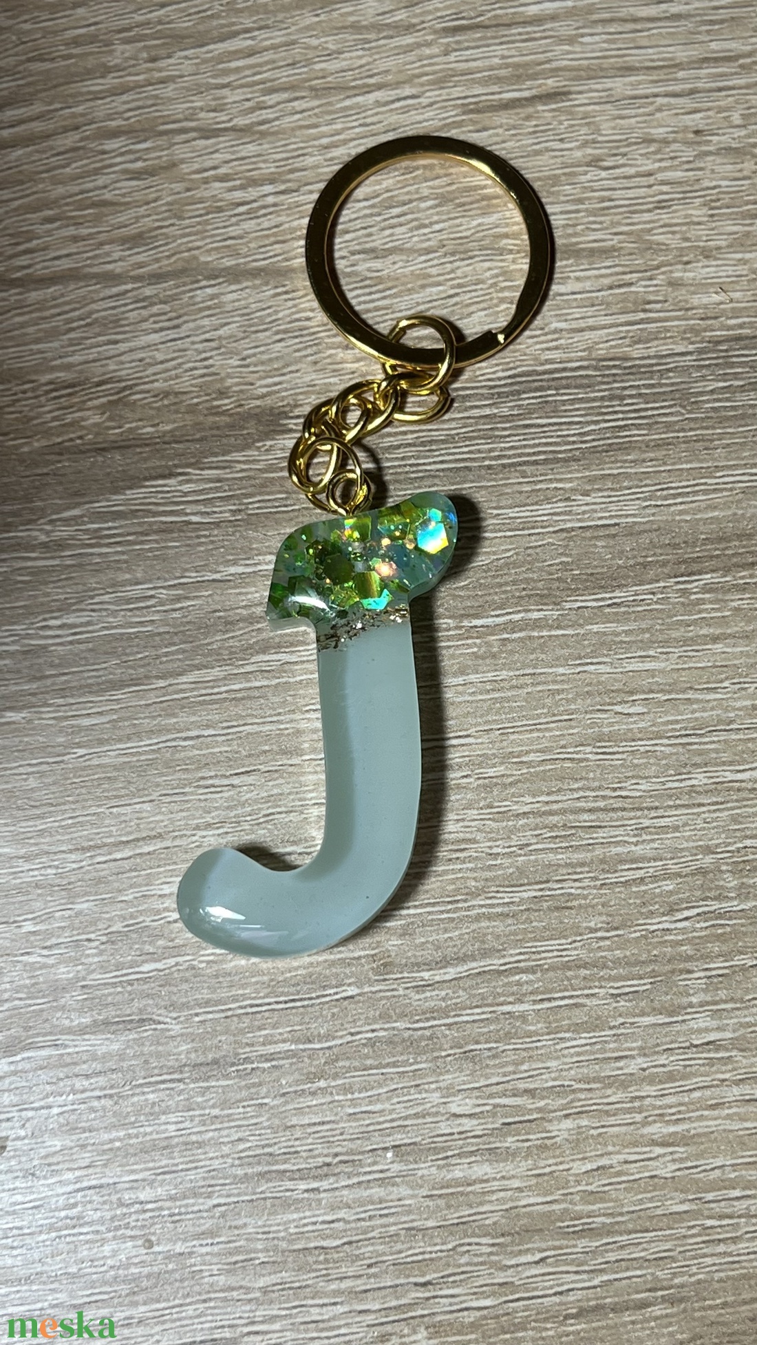 Csillogó betűs kulcstartó - táska & tok - kulcstartó & táskadísz - kulcstartó - Meska.hu