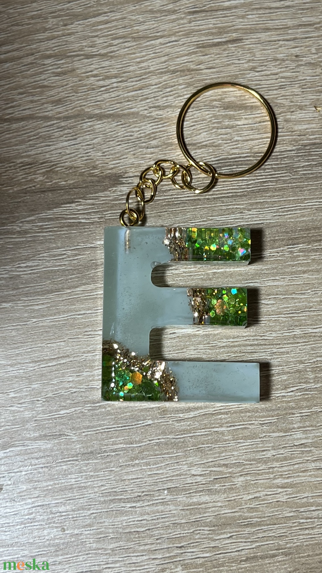 Csillogó betűs kulcstartó - táska & tok - kulcstartó & táskadísz - kulcstartó - Meska.hu