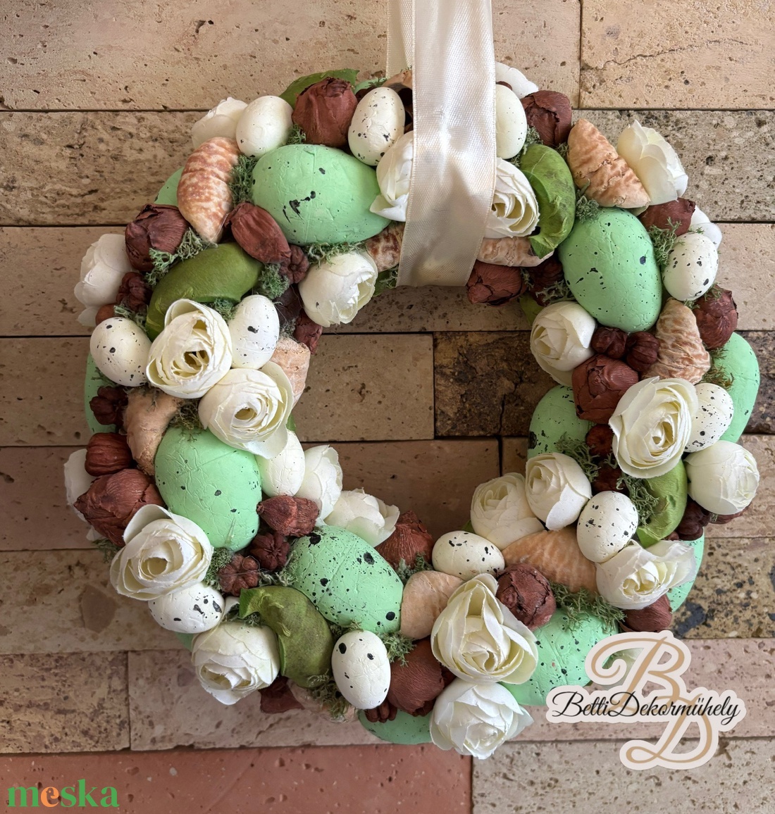 Tavaszi/húsvéti ajtódísz  - otthon & életmód - dekoráció - ajtó- és ablak dekoráció - ajtódísz & kopogtató - Meska.hu