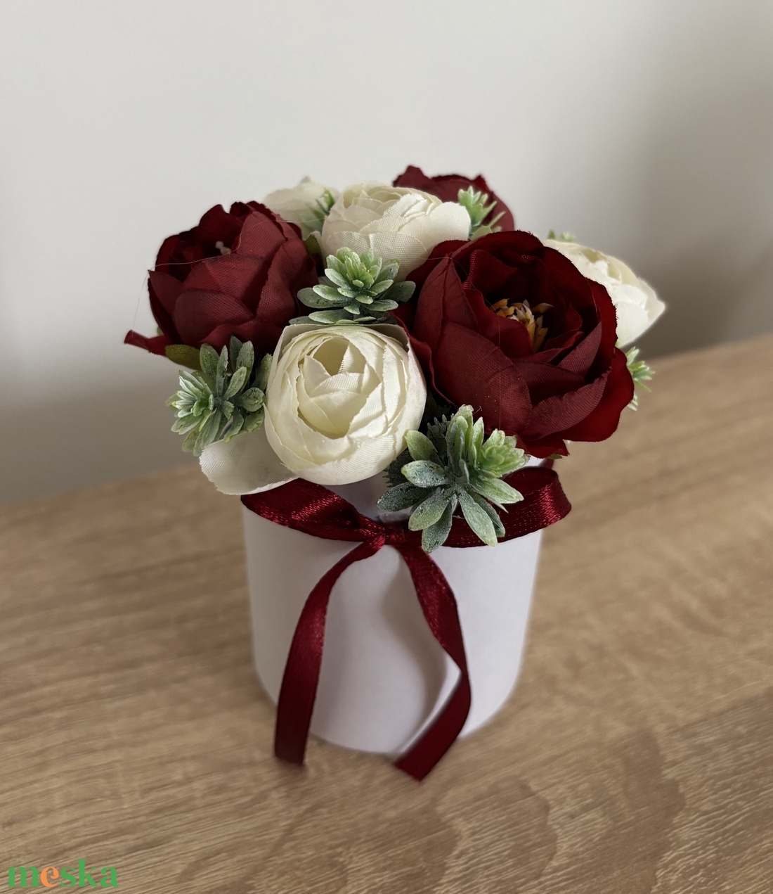 Mini virágdoboz anyák napjára  - otthon & életmód - virágdekoráció - virágdíszek - asztali virágdísz - Meska.hu