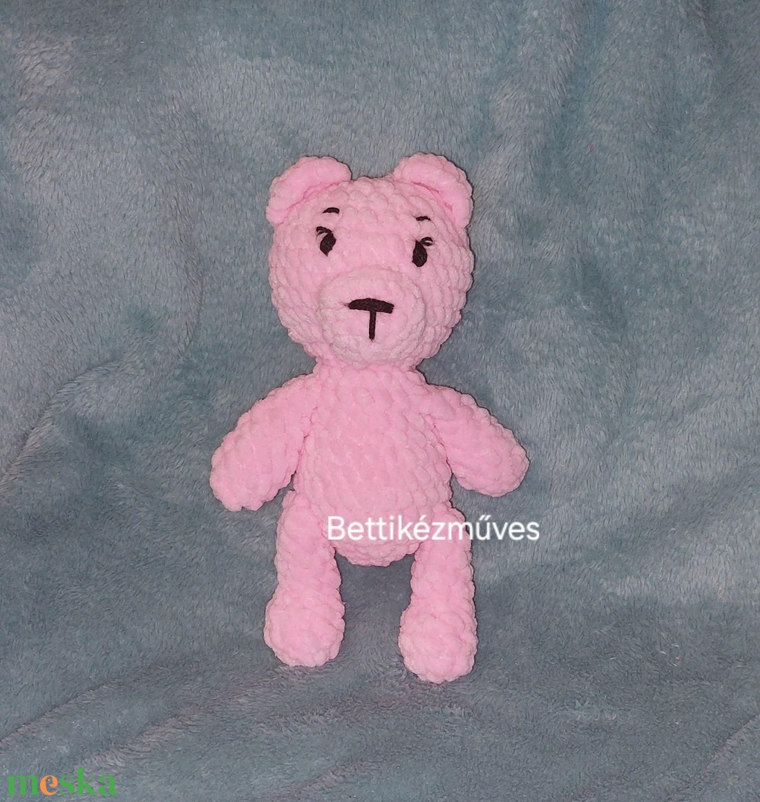 Rózsaszín Ölelőpajtás � Extra Puha Zsenília Mackó - játék & sport - plüssállat & játékfigura - maci - Meska.hu