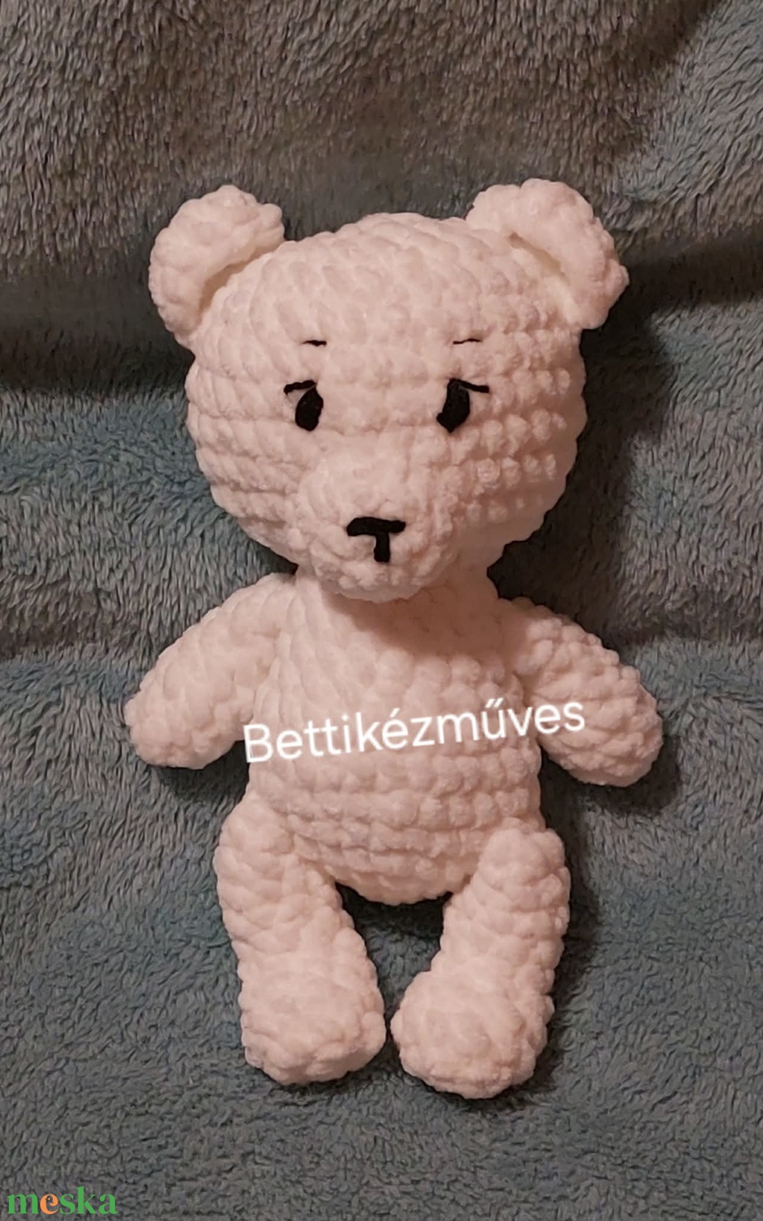 Rózsaszín Ölelőpajtás � Extra Puha Zsenília Mackó - játék & sport - plüssállat & játékfigura - maci - Meska.hu