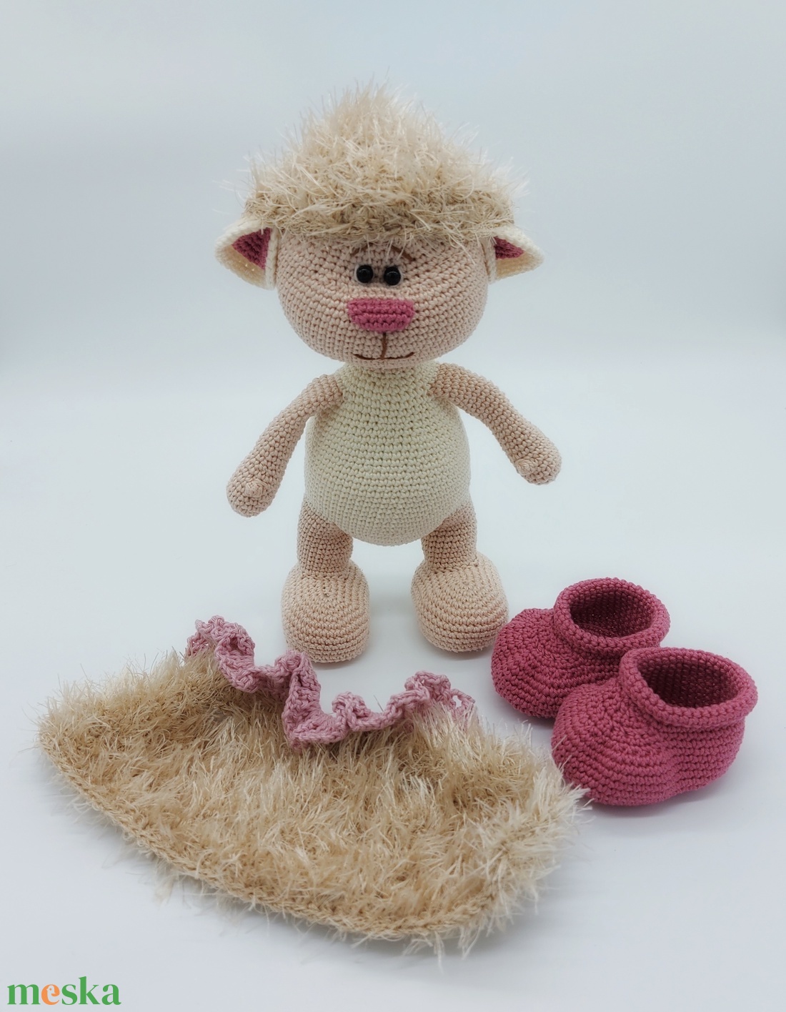 Öltöztethető amigurumi manócska - játék & sport - plüssállat & játékfigura - manó - Meska.hu
