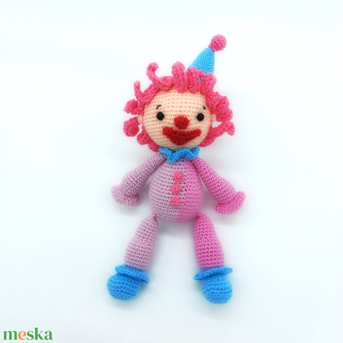 Amigurumi bohóc - játék & sport - plüssállat & játékfigura - más figura - Meska.hu