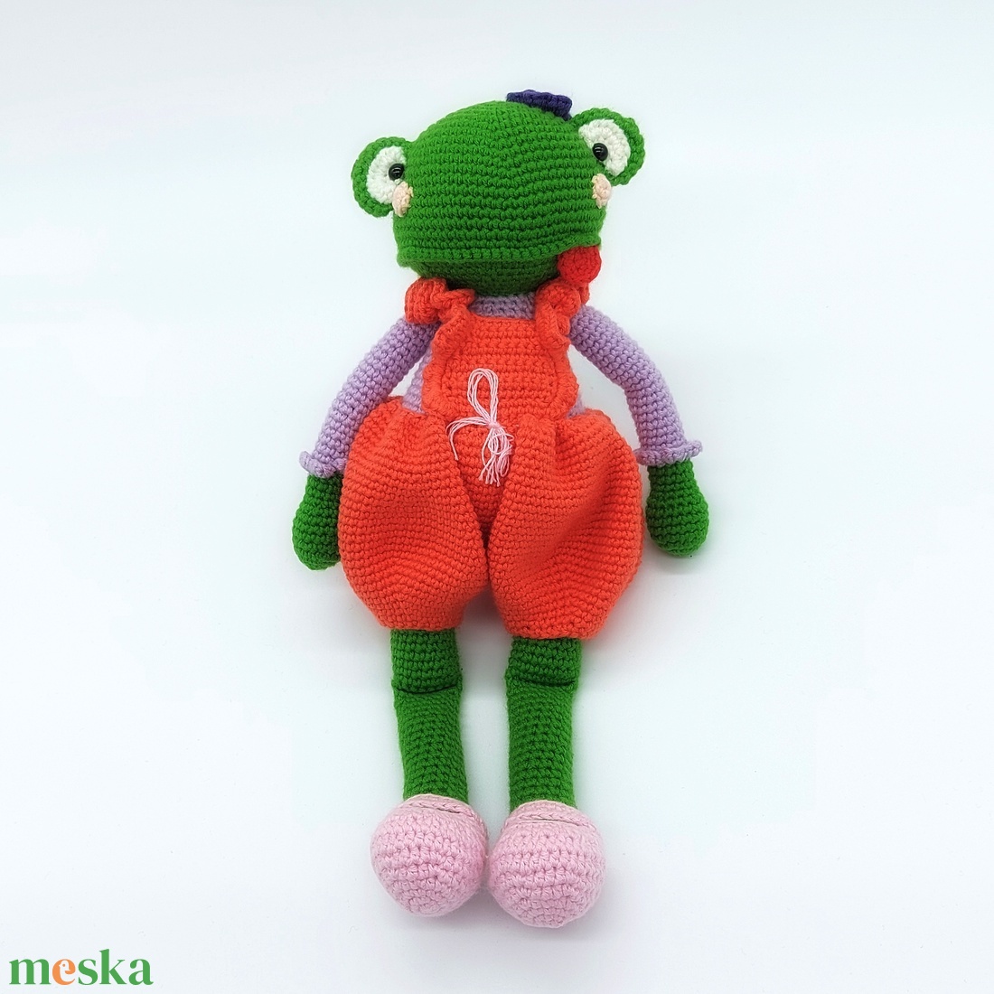 Amigurumi béka lányka - játék & sport - plüssállat & játékfigura - béka - Meska.hu Amigurumi béka lányka - játék & sport - plüssállat & játékfigura - béka - Meska.hu