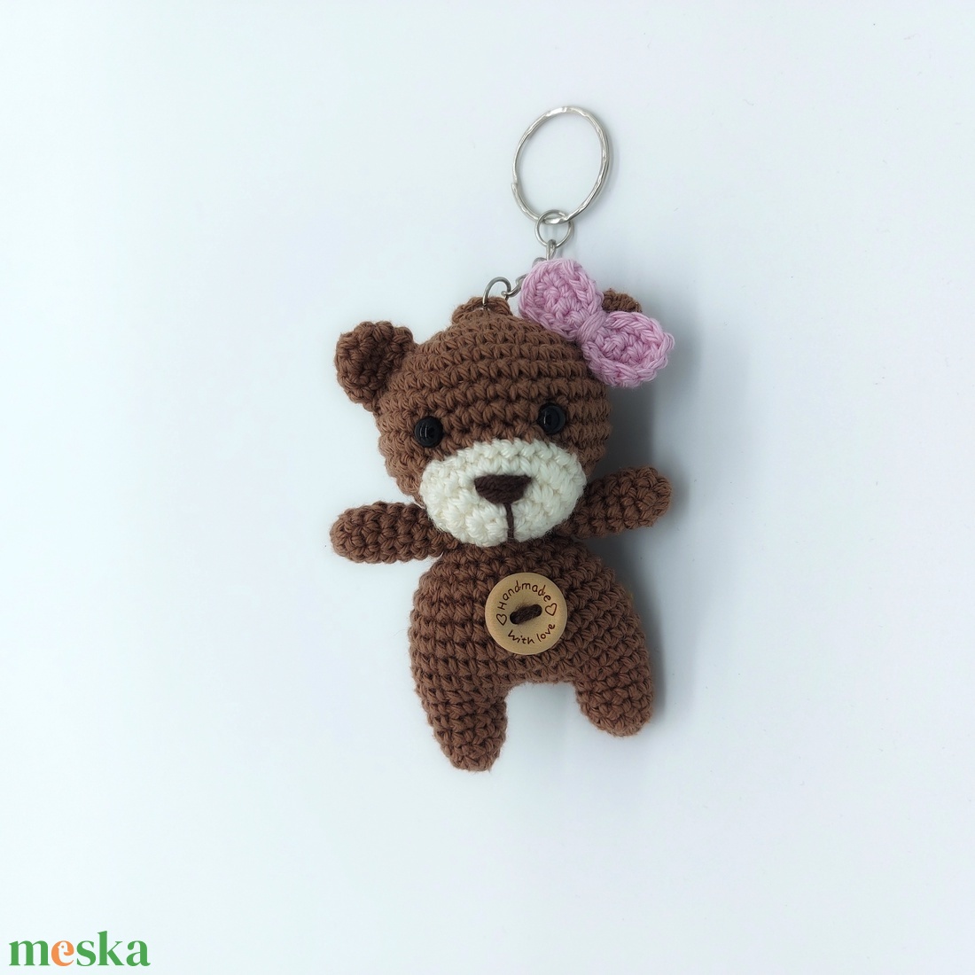 Macis amigurumi kulcstartó - táska & tok - kulcstartó & táskadísz - kulcstartó - Meska.hu Macis amigurumi kulcstartó - táska & tok - kulcstartó & táskadísz - kulcstartó - Meska.hu