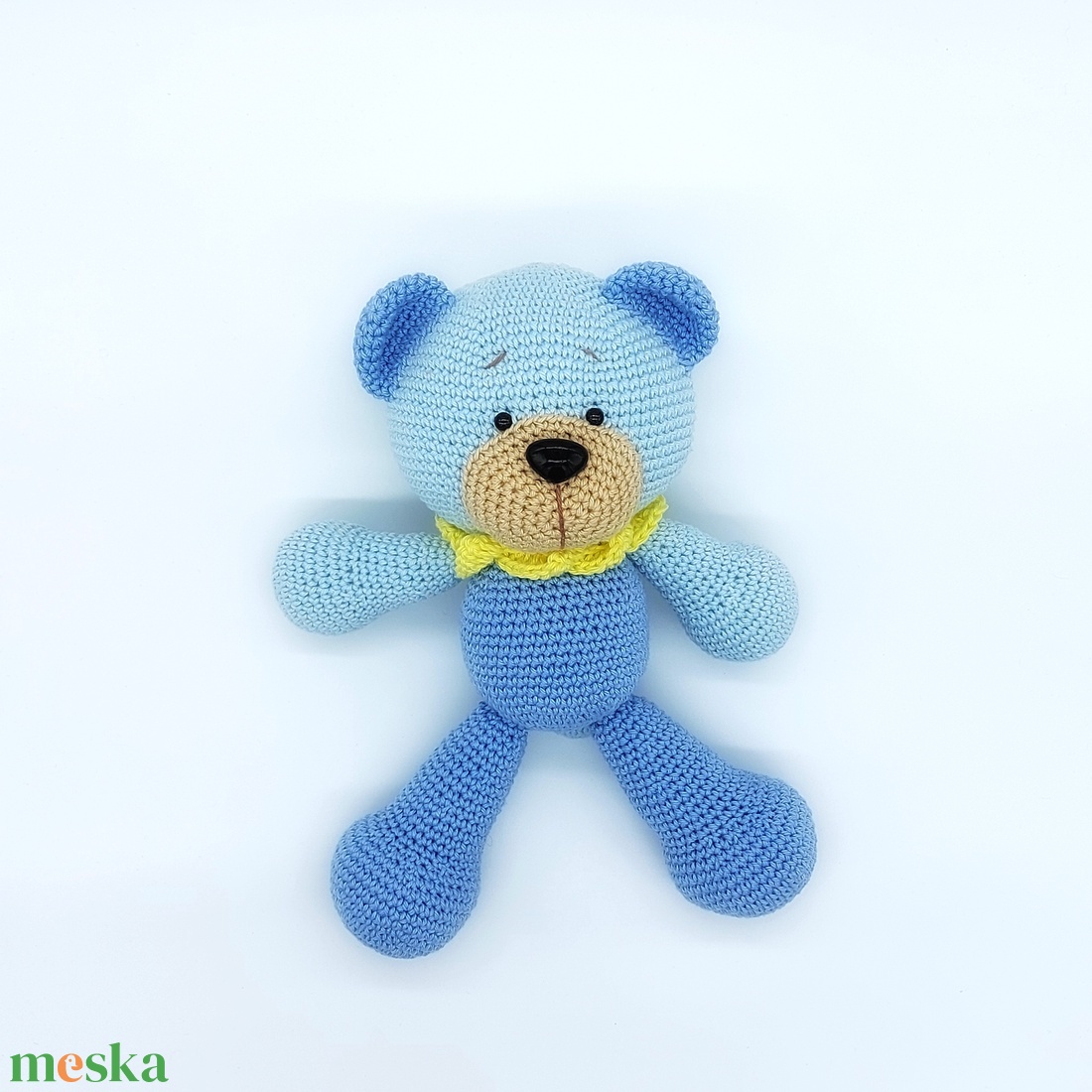 Amigurumi nagy kék maci - játék & sport - plüssállat & játékfigura - maci - Meska.hu Amigurumi nagy kék maci - játék & sport - plüssállat & játékfigura - maci - Meska.hu