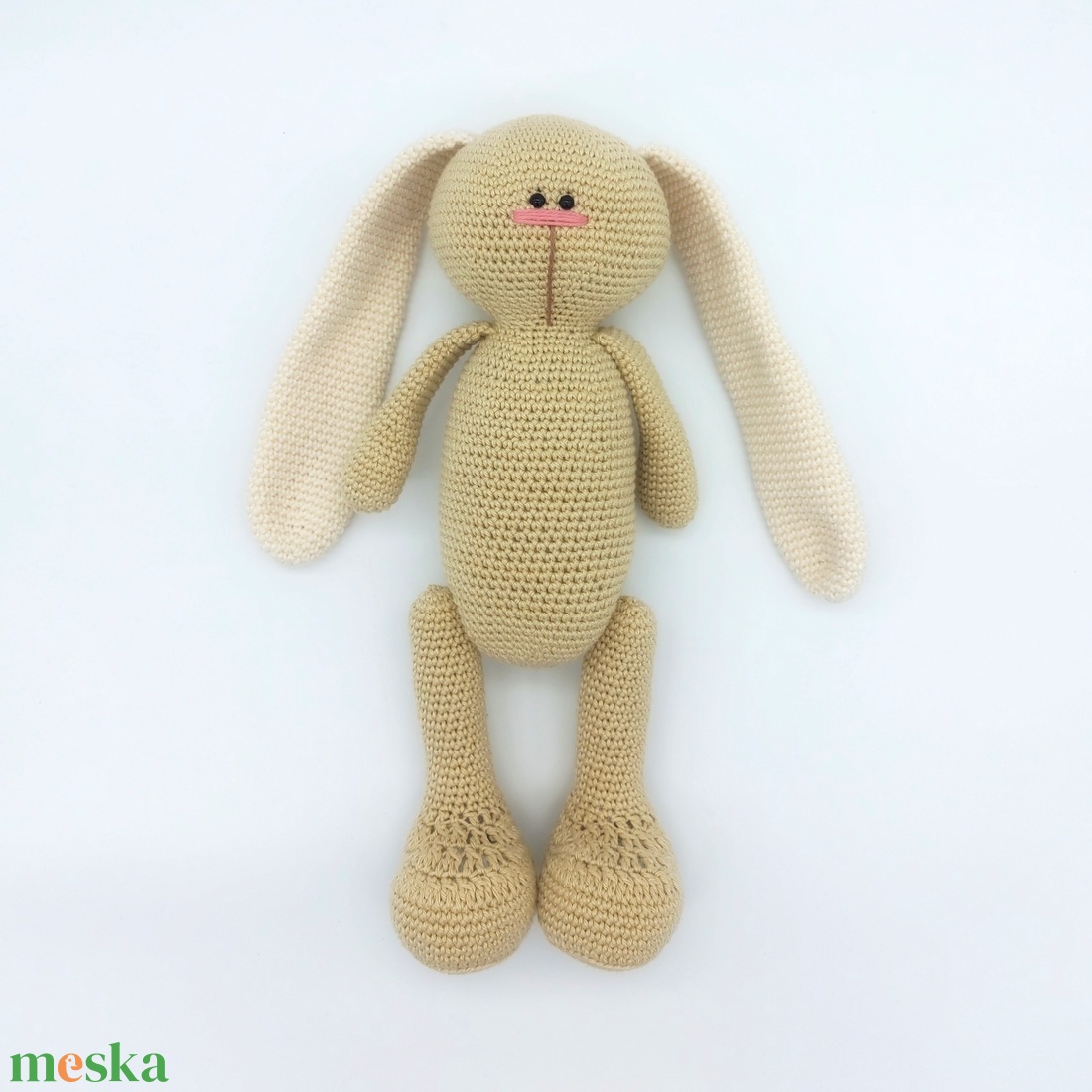 Nagy öltöztethető amigurumi nyuszi - játék & sport - plüssállat & játékfigura - nyuszi - Meska.hu