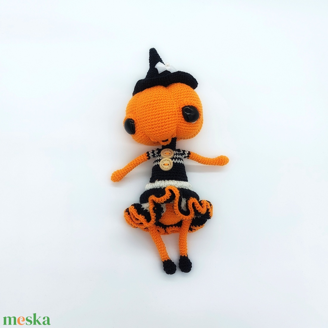 Amigurumi tök lányka - játék & sport - plüssállat & játékfigura - más figura - Meska.hu Amigurumi tök lányka - játék & sport - plüssállat & játékfigura - más figura - Meska.hu