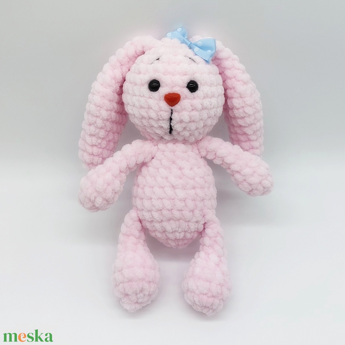 Pihe-puha rózsaszín amigurumi nyuszi - játék & sport - plüssállat & játékfigura - nyuszi - Meska.hu Pihe-puha rózsaszín amigurumi nyuszi - játék & sport - plüssállat & játékfigura - nyuszi - Meska.hu