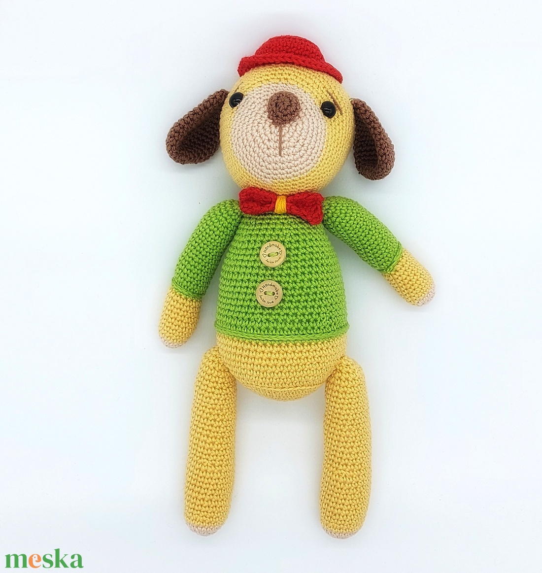 Gyermeki csodák Amigurumi kutya sapkában - játék & sport - plüssállat & játékfigura - kutya - Meska.hu Gyermeki csodák Amigurumi kutya sapkában - játék & sport - plüssállat & játékfigura - kutya - Meska.hu