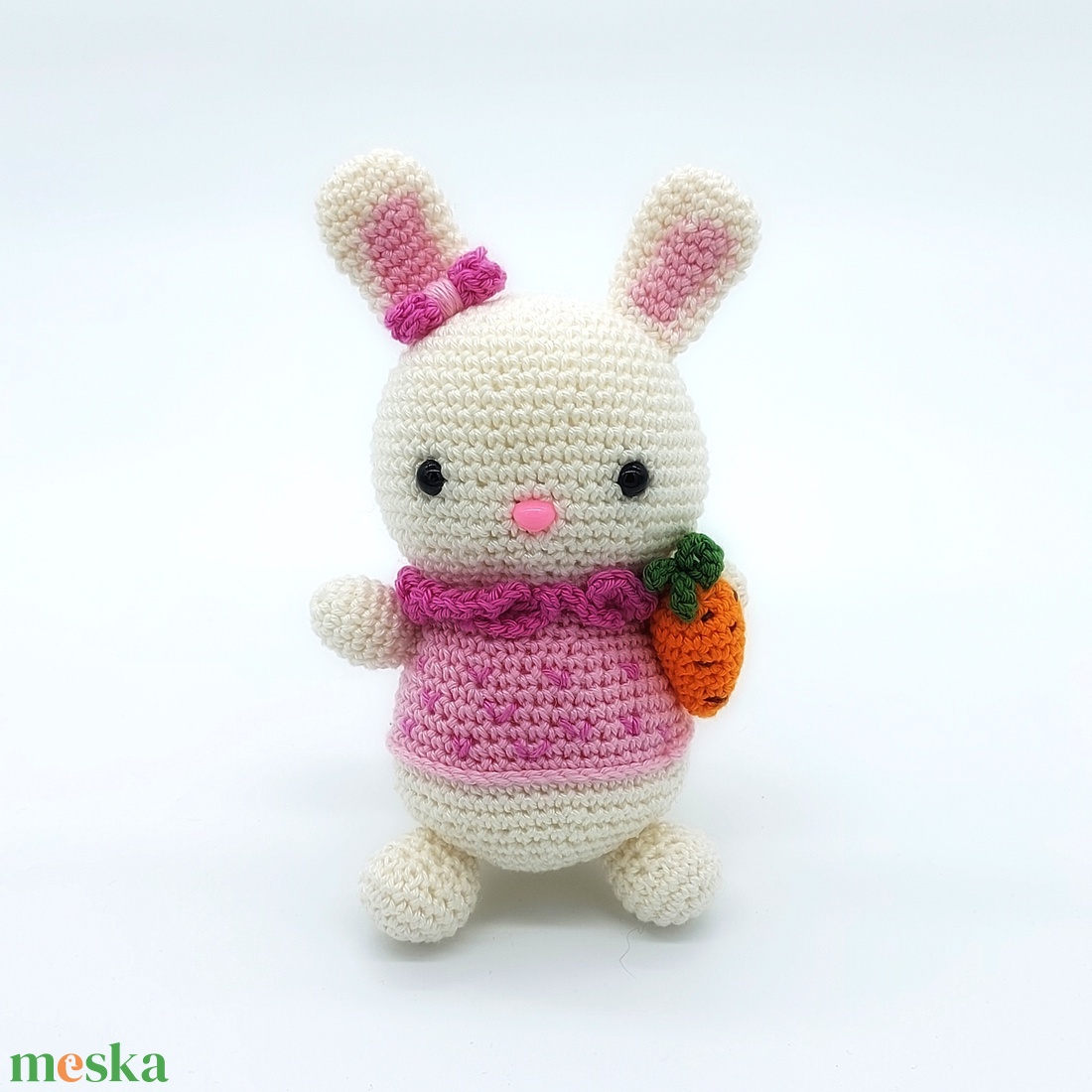 Húsvéti csoda Fehér amigurumi nyuszi - játék & sport - plüssállat & játékfigura - nyuszi - Meska.hu Húsvéti csoda Fehér amigurumi nyuszi - játék & sport - plüssállat & játékfigura - nyuszi - Meska.hu