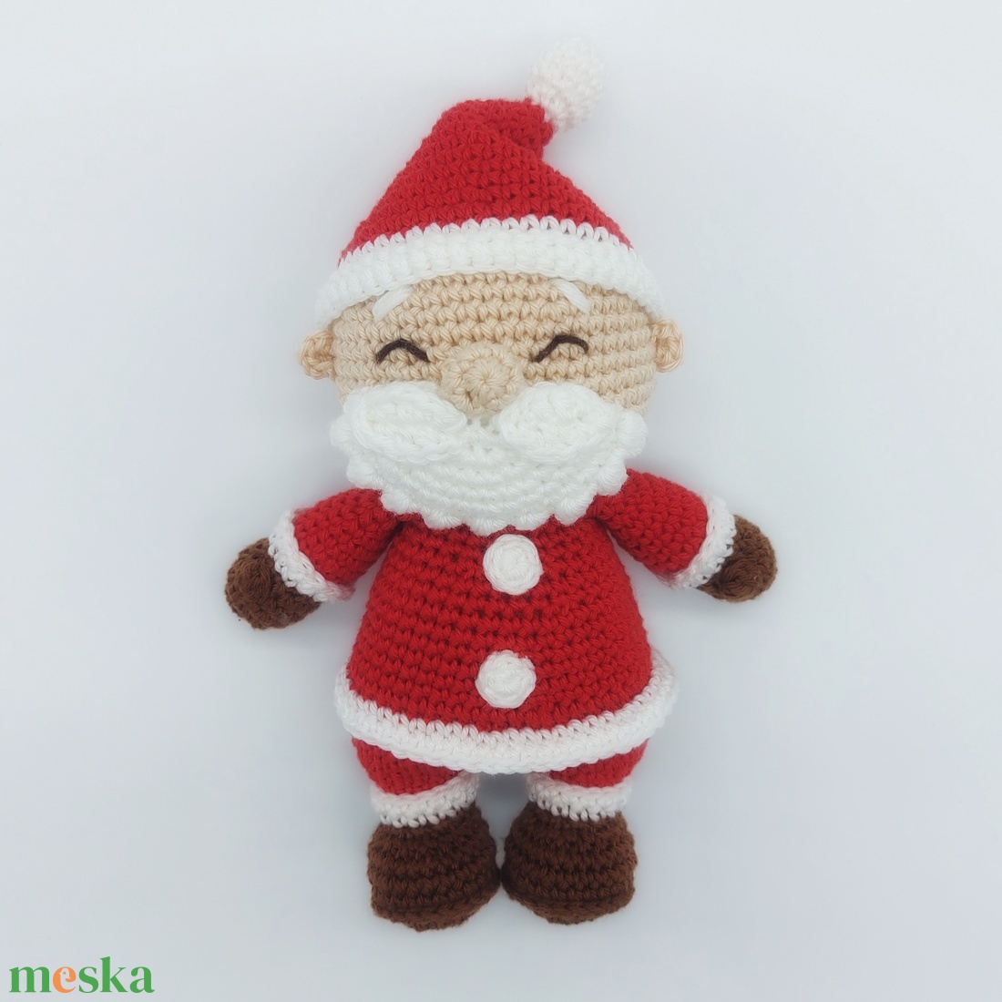 Hószakáll Amigurumi Mikulás - játék & sport - plüssállat & játékfigura - más figura - Meska.hu