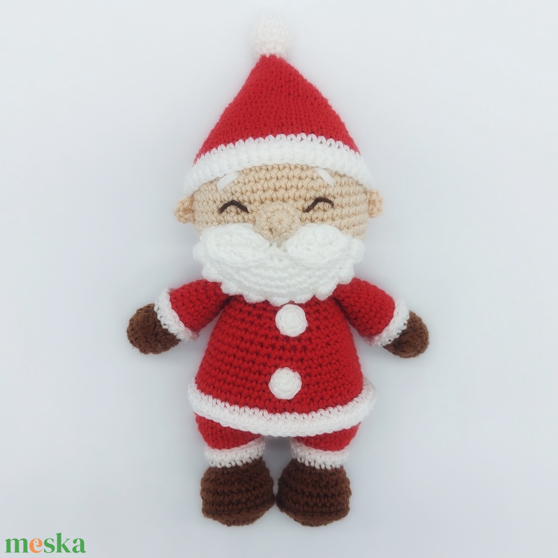 Hószakáll Amigurumi Mikulás - játék & sport - plüssállat & játékfigura - más figura - Meska.hu