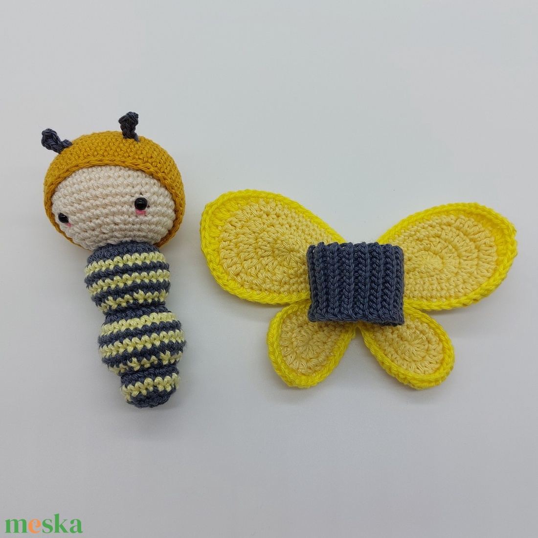 Átváltozás Amigurumi citromlepke - játék & sport - plüssállat & játékfigura - más figura - Meska.hu Átváltozás Amigurumi citromlepke - játék & sport - plüssállat & játékfigura - más figura - Meska.hu