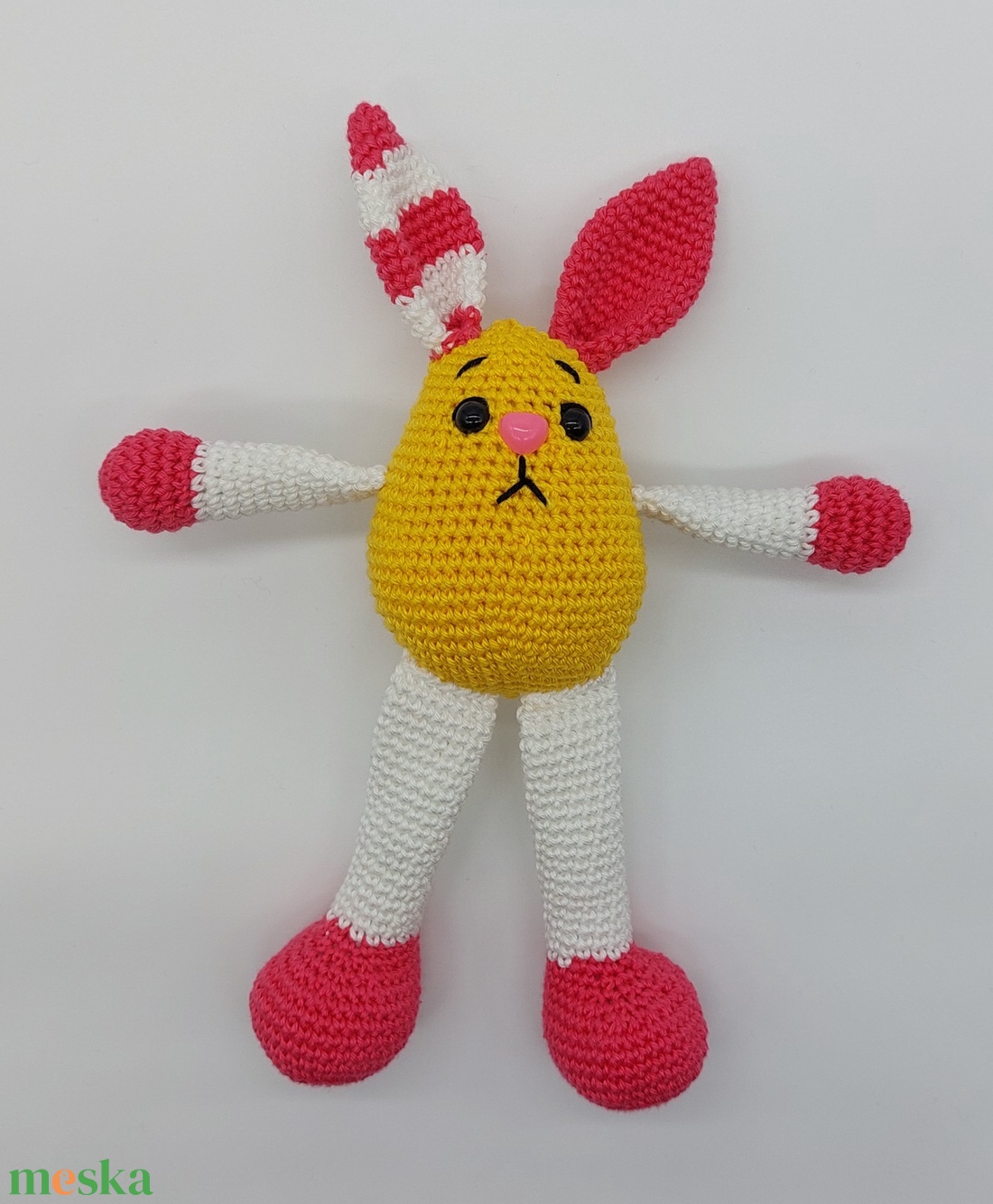 Színes amigurumi nyuszi - játék & sport - plüssállat & játékfigura - nyuszi - Meska.hu Színes amigurumi nyuszi - játék & sport - plüssállat & játékfigura - nyuszi - Meska.hu