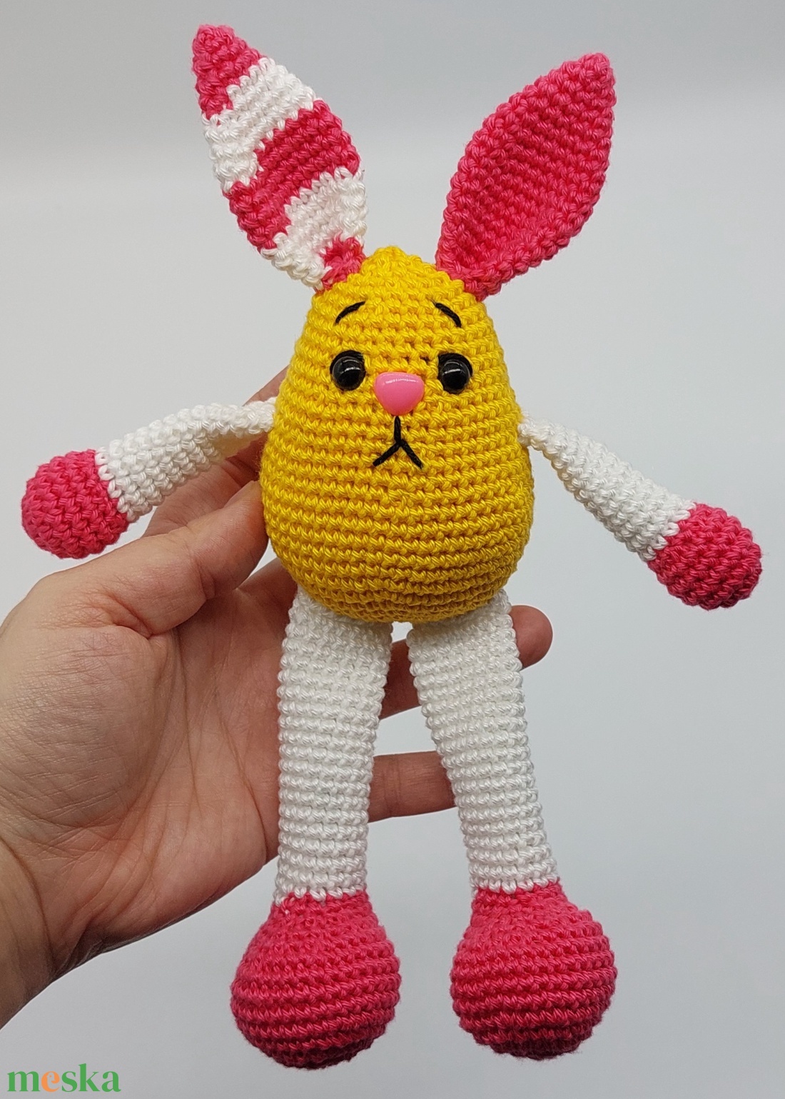 Színes amigurumi nyuszi - játék & sport - plüssállat & játékfigura - nyuszi - Meska.hu Színes amigurumi nyuszi - játék & sport - plüssállat & játékfigura - nyuszi - Meska.hu
