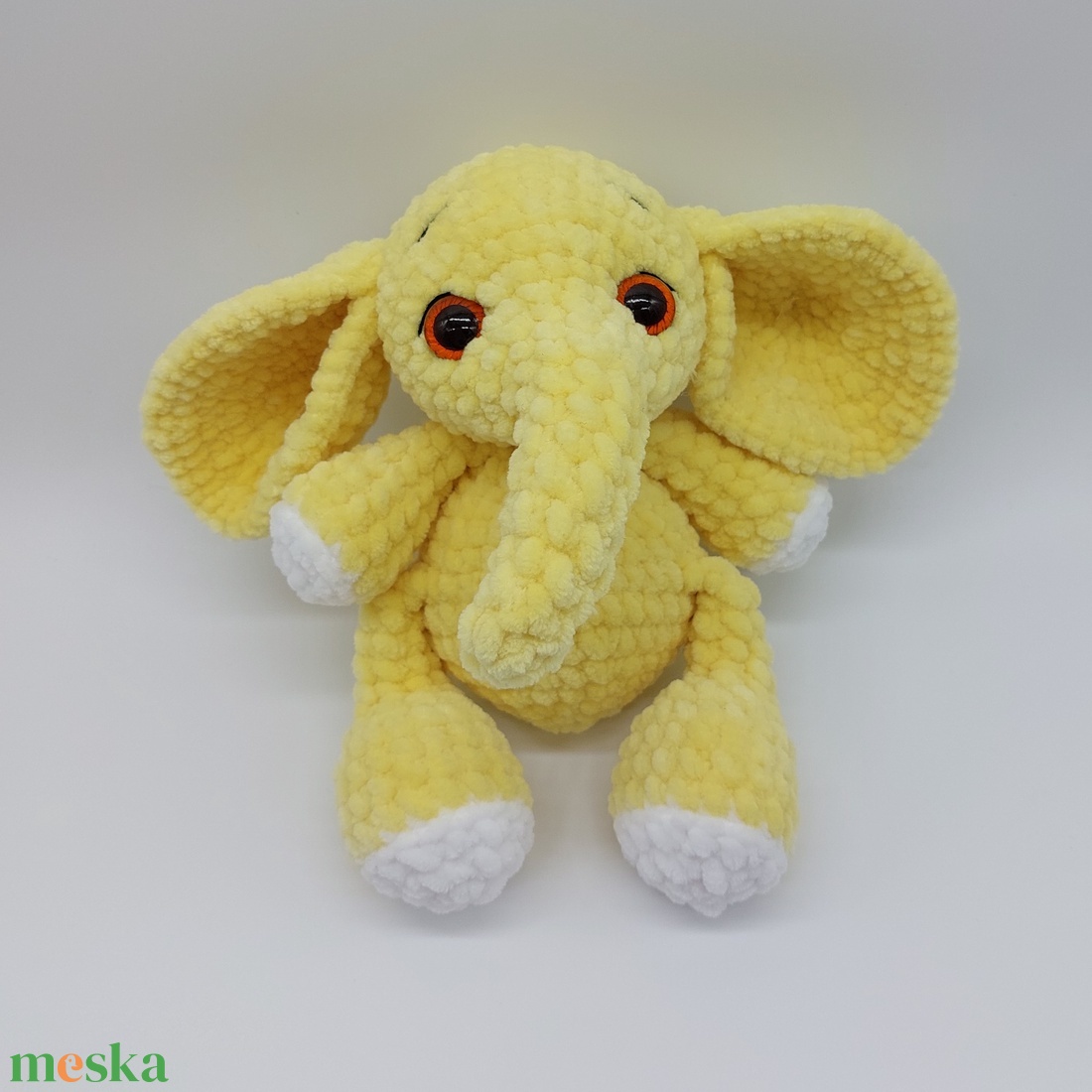 Pihe-puha amigurumi elefánt - játék & sport - plüssállat & játékfigura - elefánt - Meska.hu Pihe-puha amigurumi elefánt - játék & sport - plüssállat & játékfigura - elefánt - Meska.hu