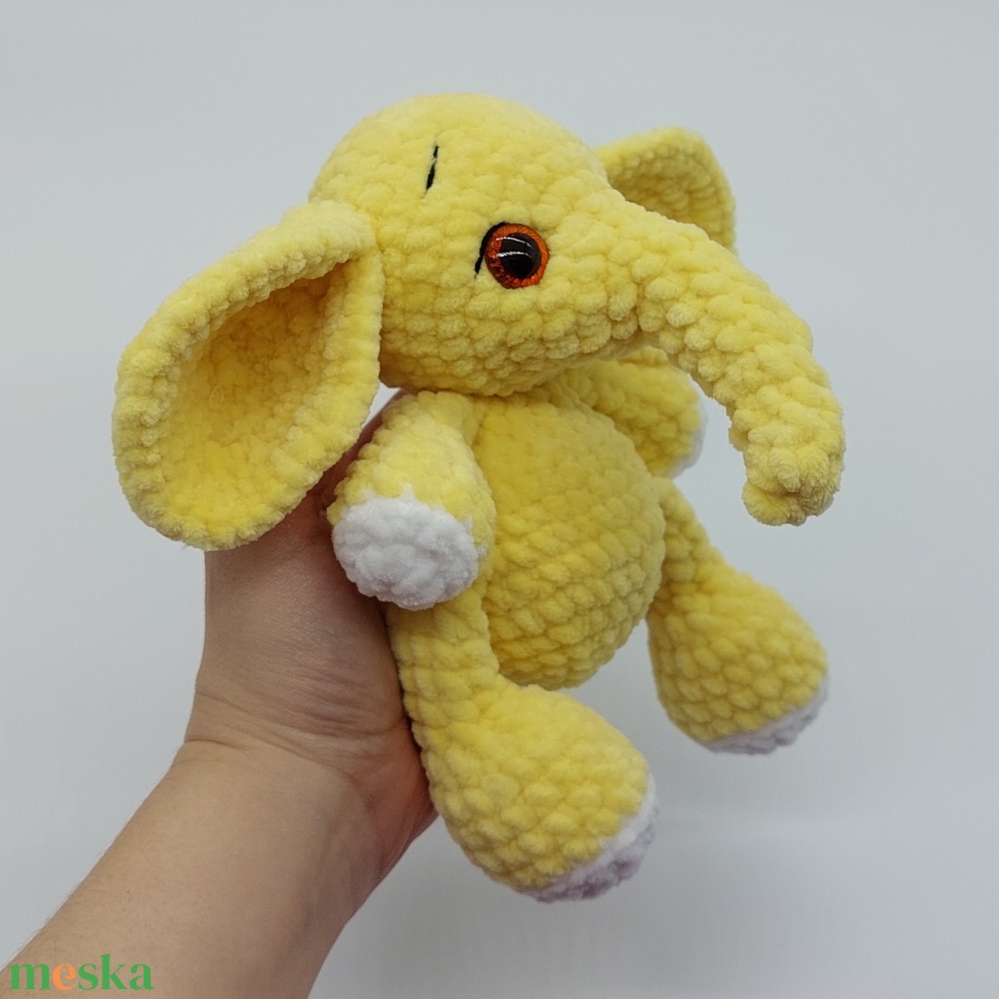 Pihe-puha amigurumi elefánt - játék & sport - plüssállat & játékfigura - elefánt - Meska.hu Pihe-puha amigurumi elefánt - játék & sport - plüssállat & játékfigura - elefánt - Meska.hu