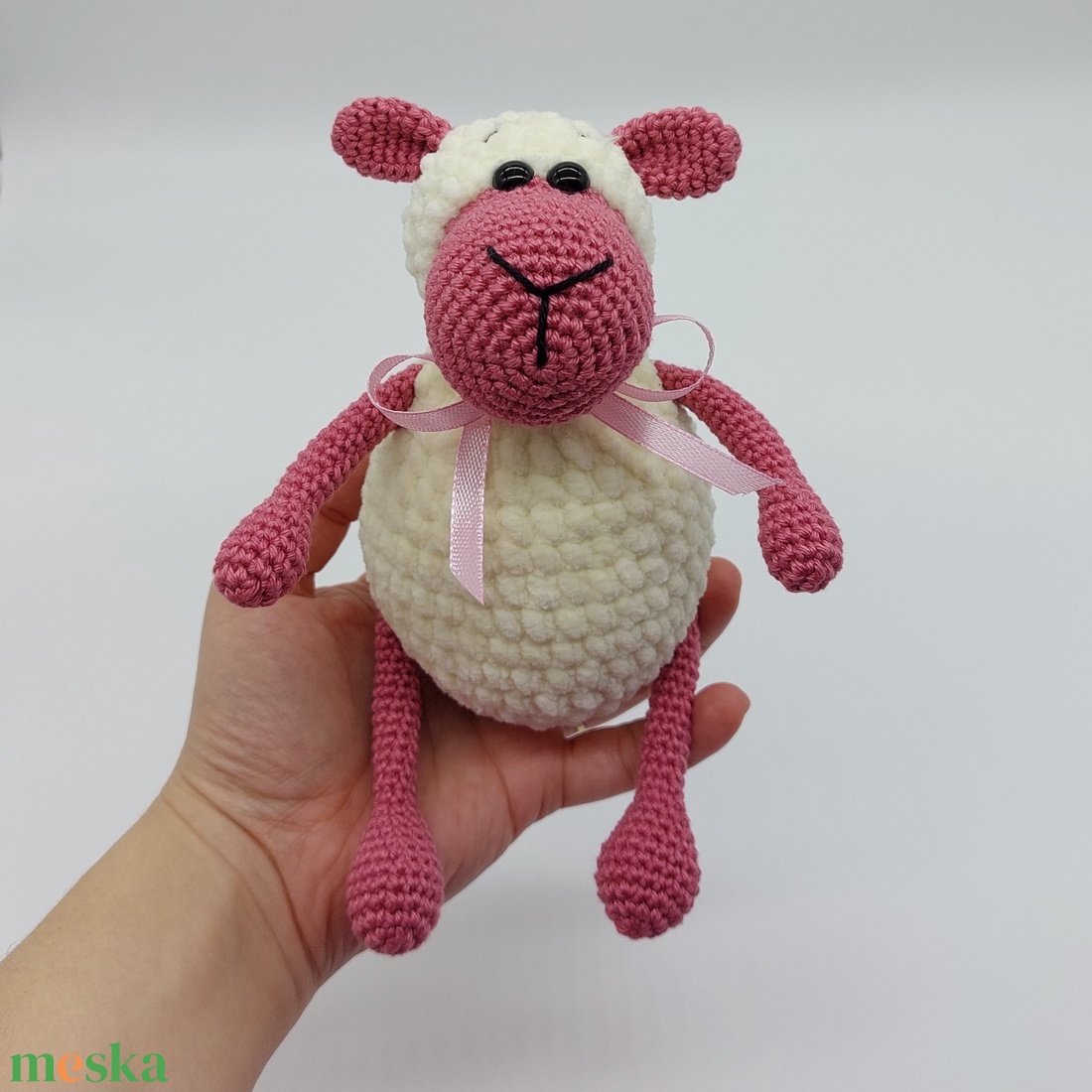 Amigurumi bárányka - játék & sport - plüssállat & játékfigura - plüss bárány - Meska.hu Amigurumi bárányka - játék & sport - plüssállat & játékfigura - plüss bárány - Meska.hu