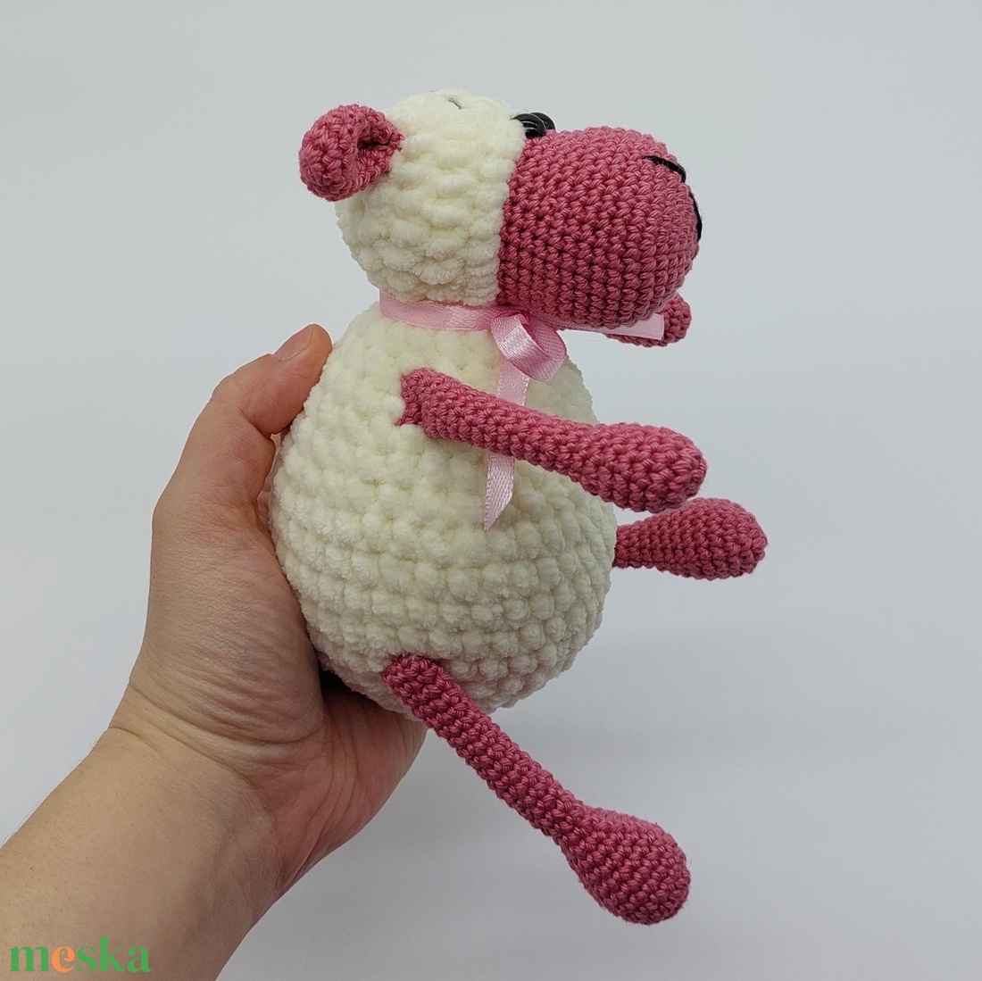 Amigurumi bárányka - játék & sport - plüssállat & játékfigura - plüss bárány - Meska.hu Amigurumi bárányka - játék & sport - plüssállat & játékfigura - plüss bárány - Meska.hu